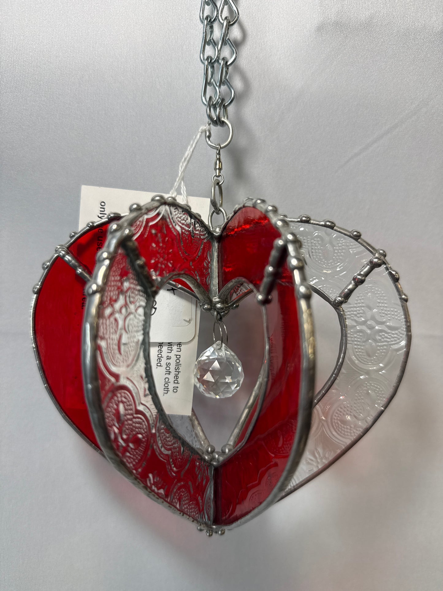 Heart whirl with crystal