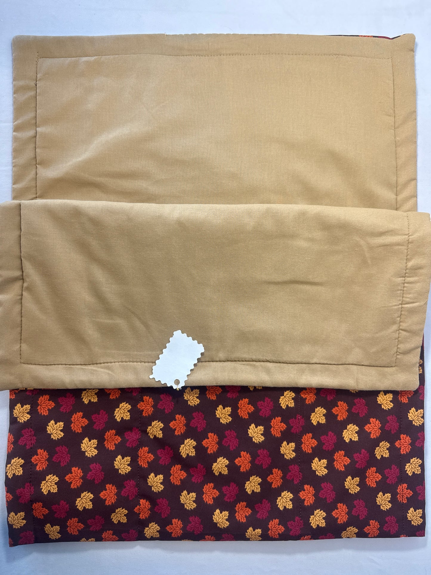 Table runner fall leaves print 17” x 43”