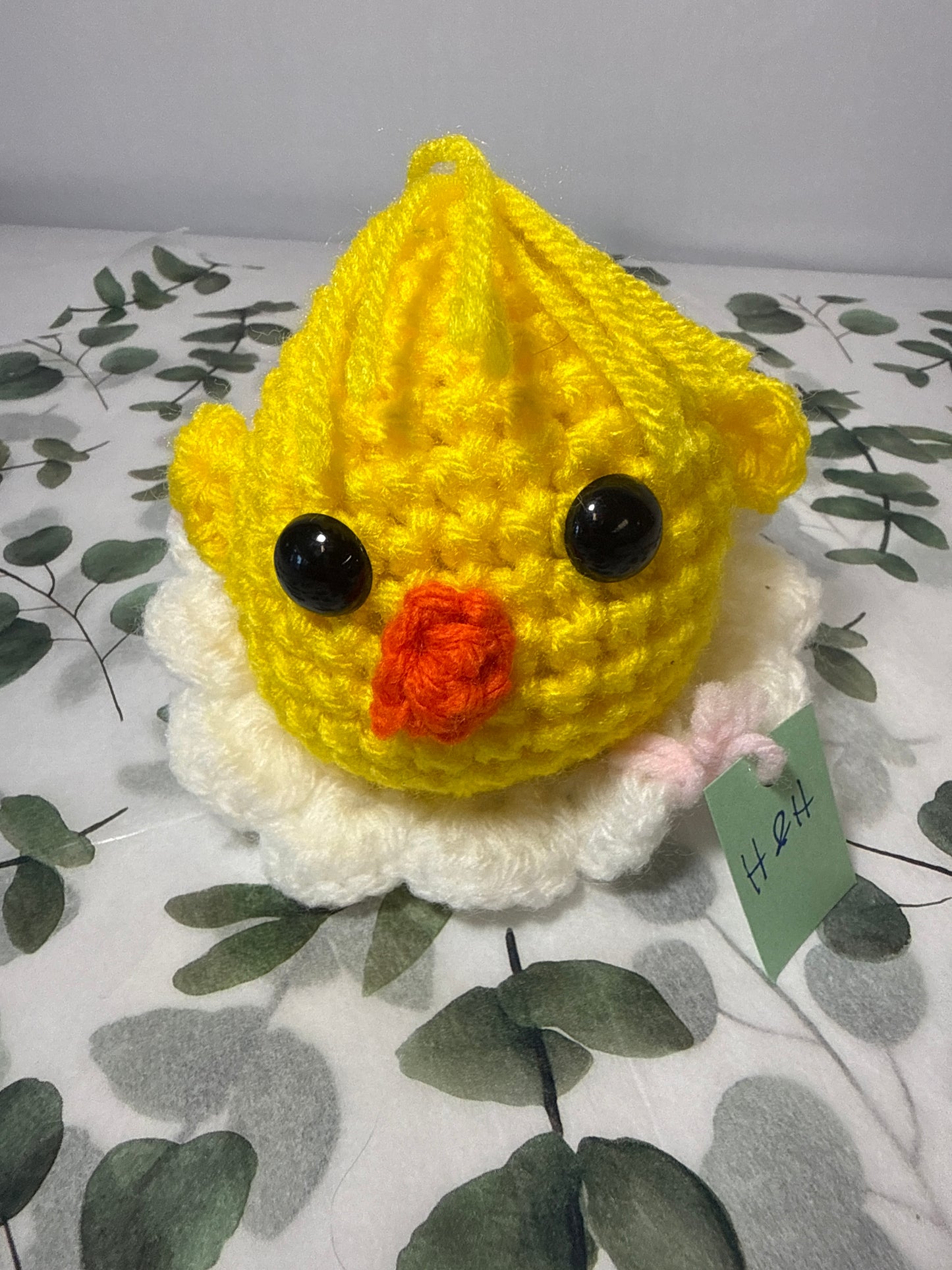 Chicken and egg crocheted