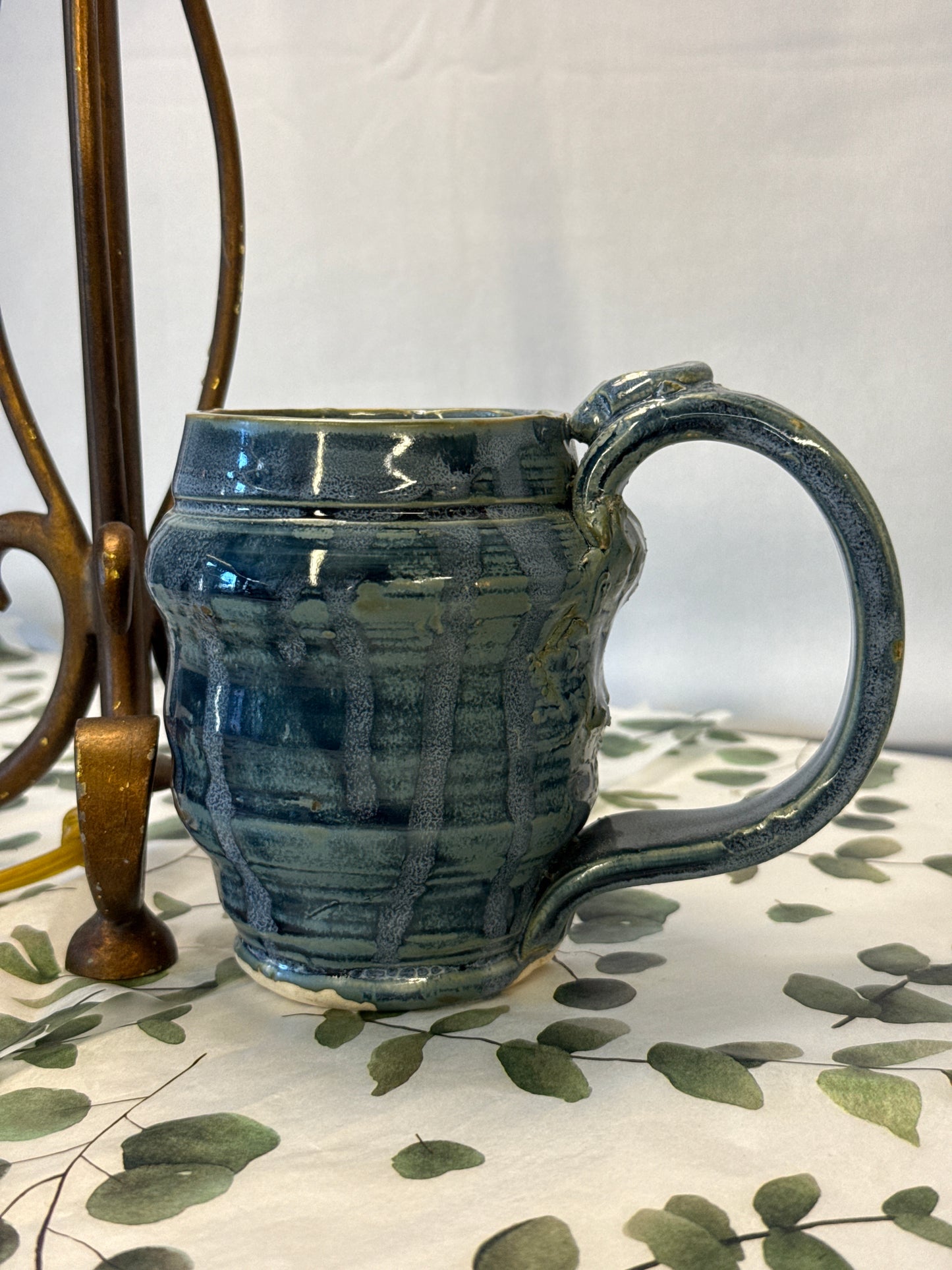 Blue mug