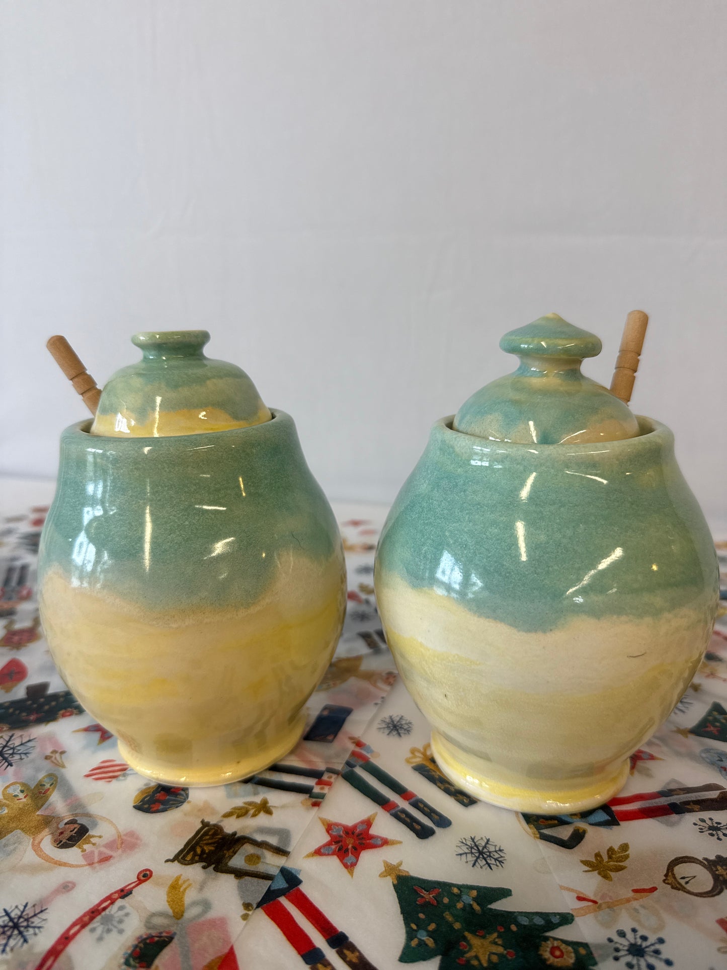 Gypsy Clay honey pot