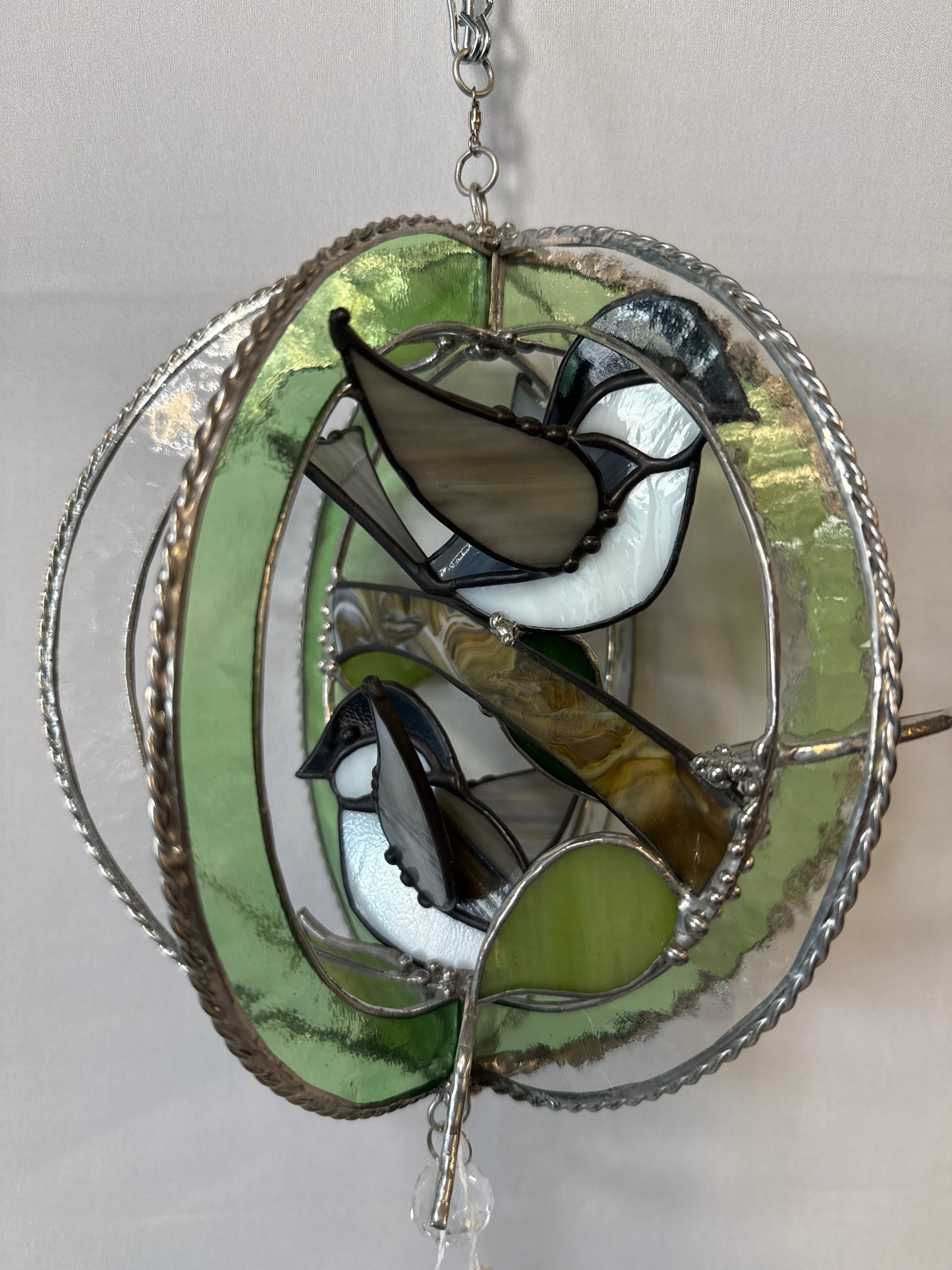 Large medium chickadee whirl