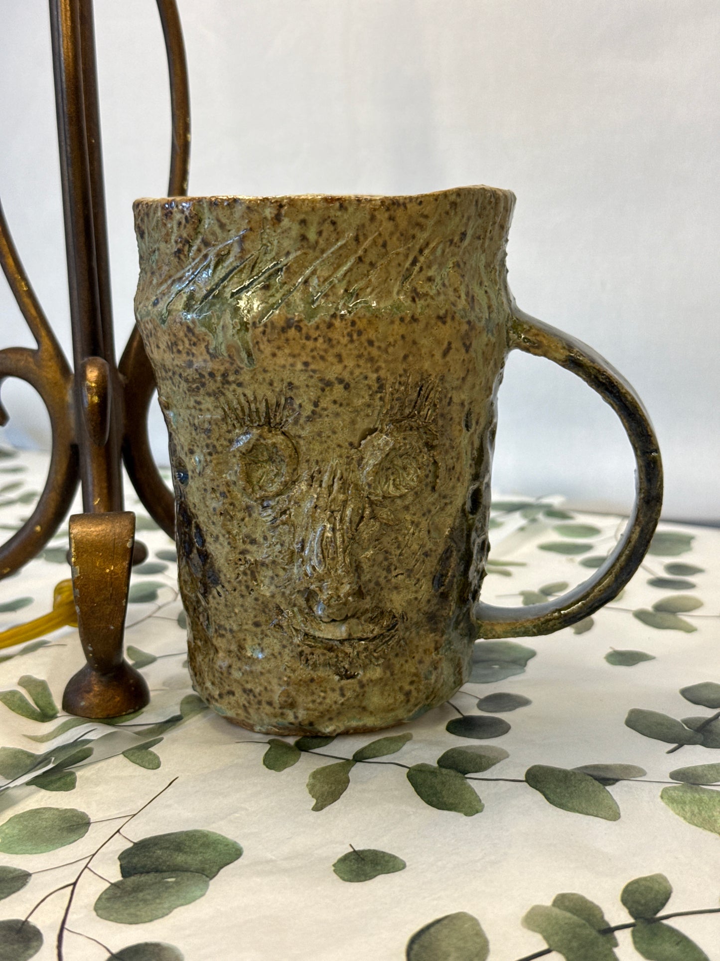 Face mug green 