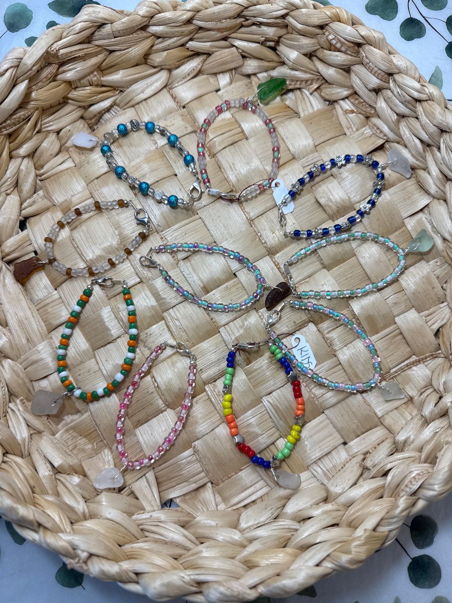 Kids Bracelets river glass
