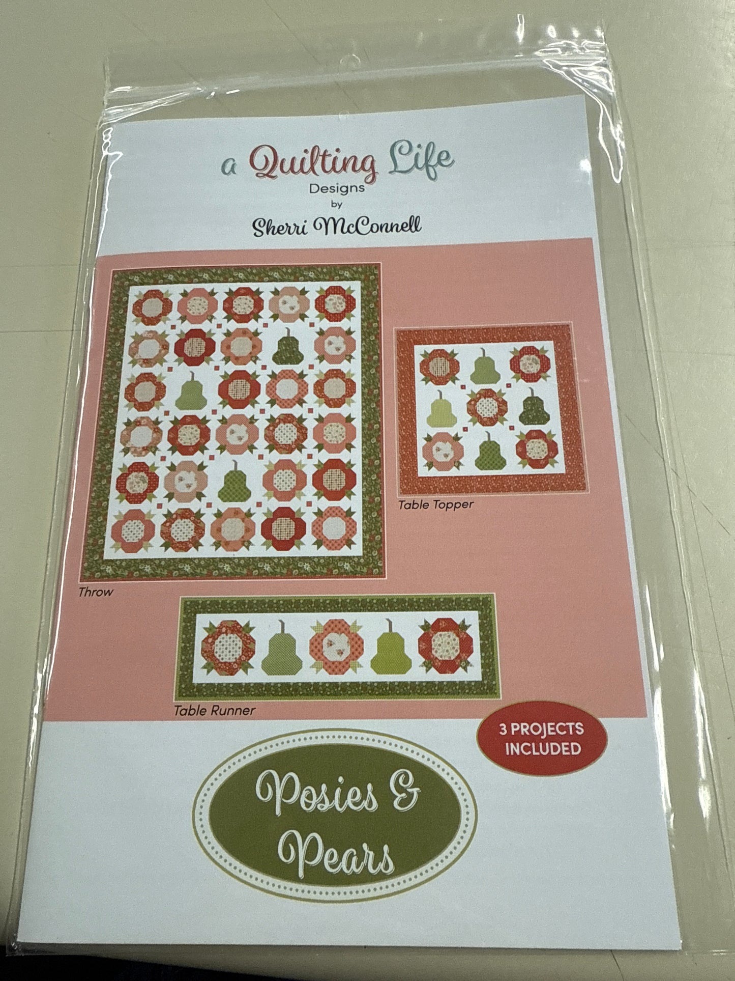Posies and Pears a quilting life quilt patterns
