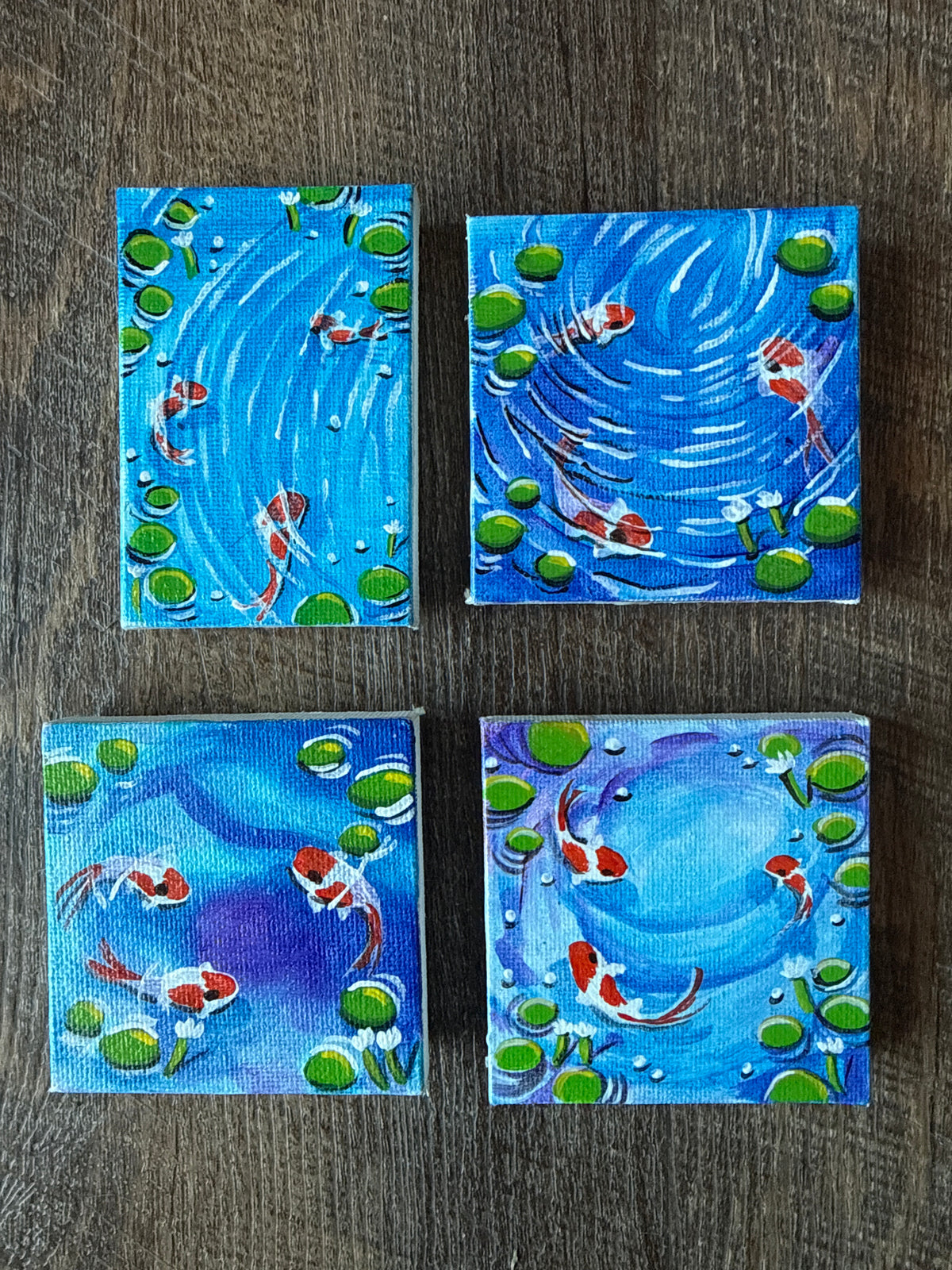 Koi fridge magnet