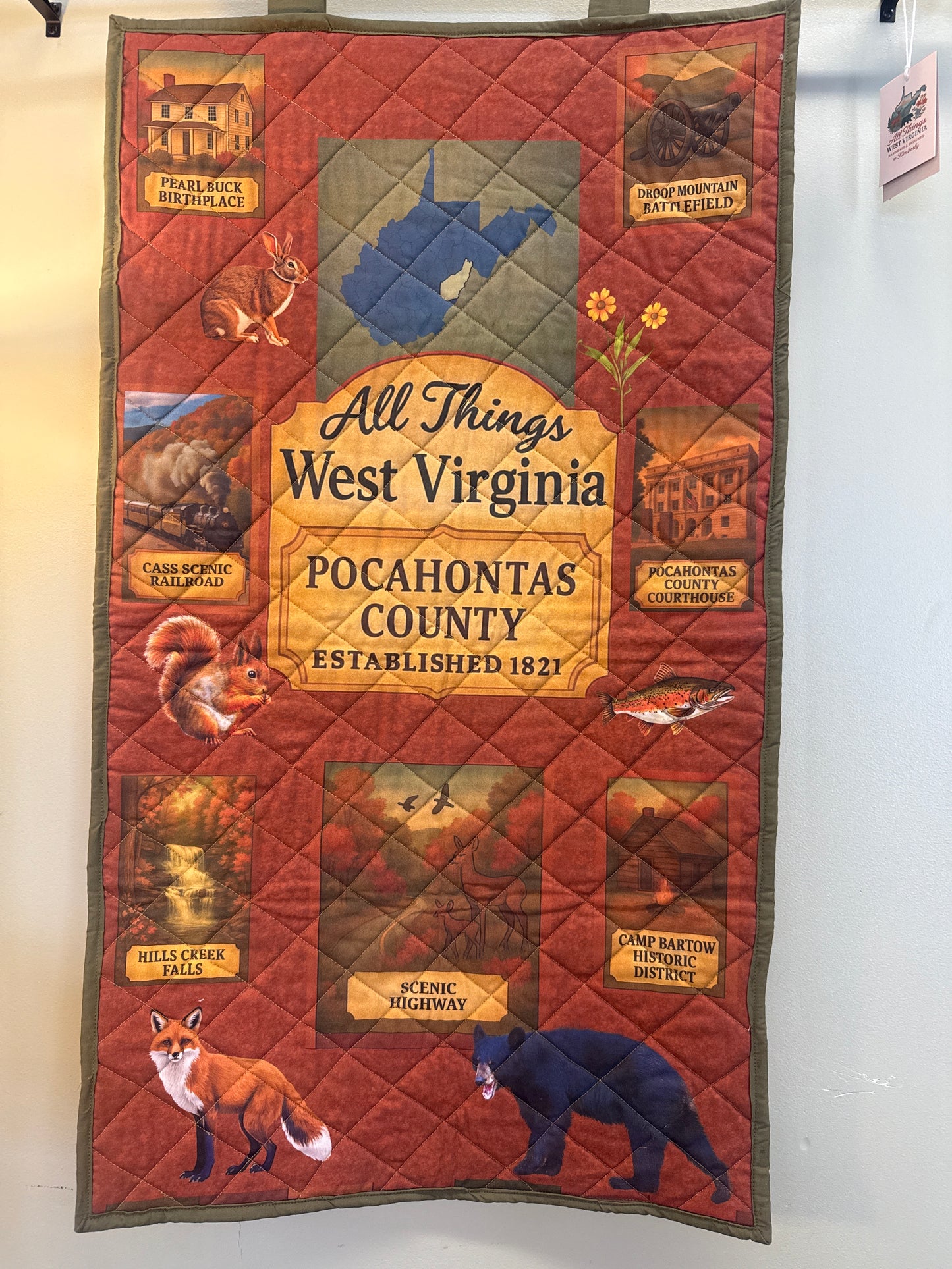Balance for county wall hanging