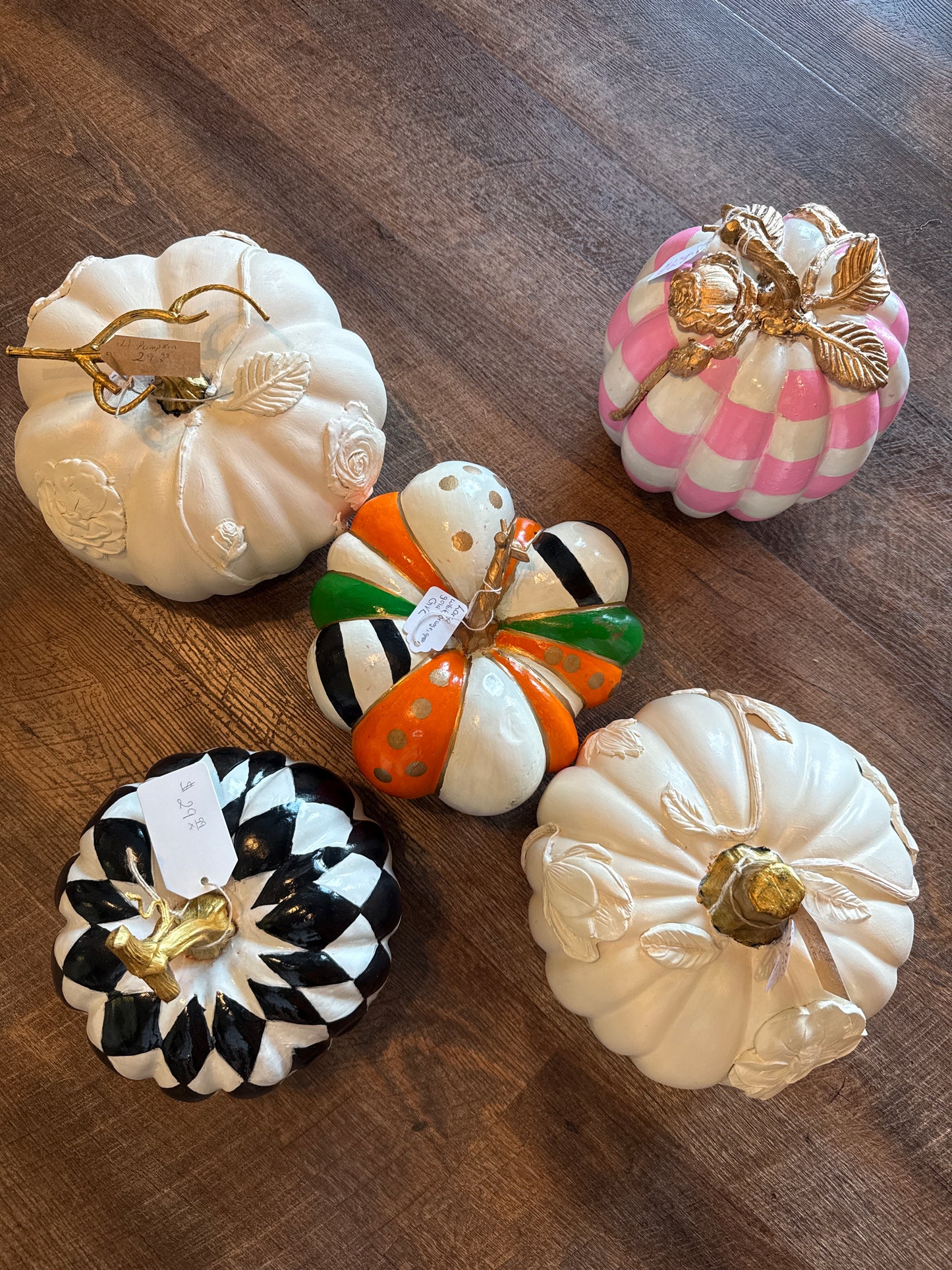Pumpkins large assorted varieties
