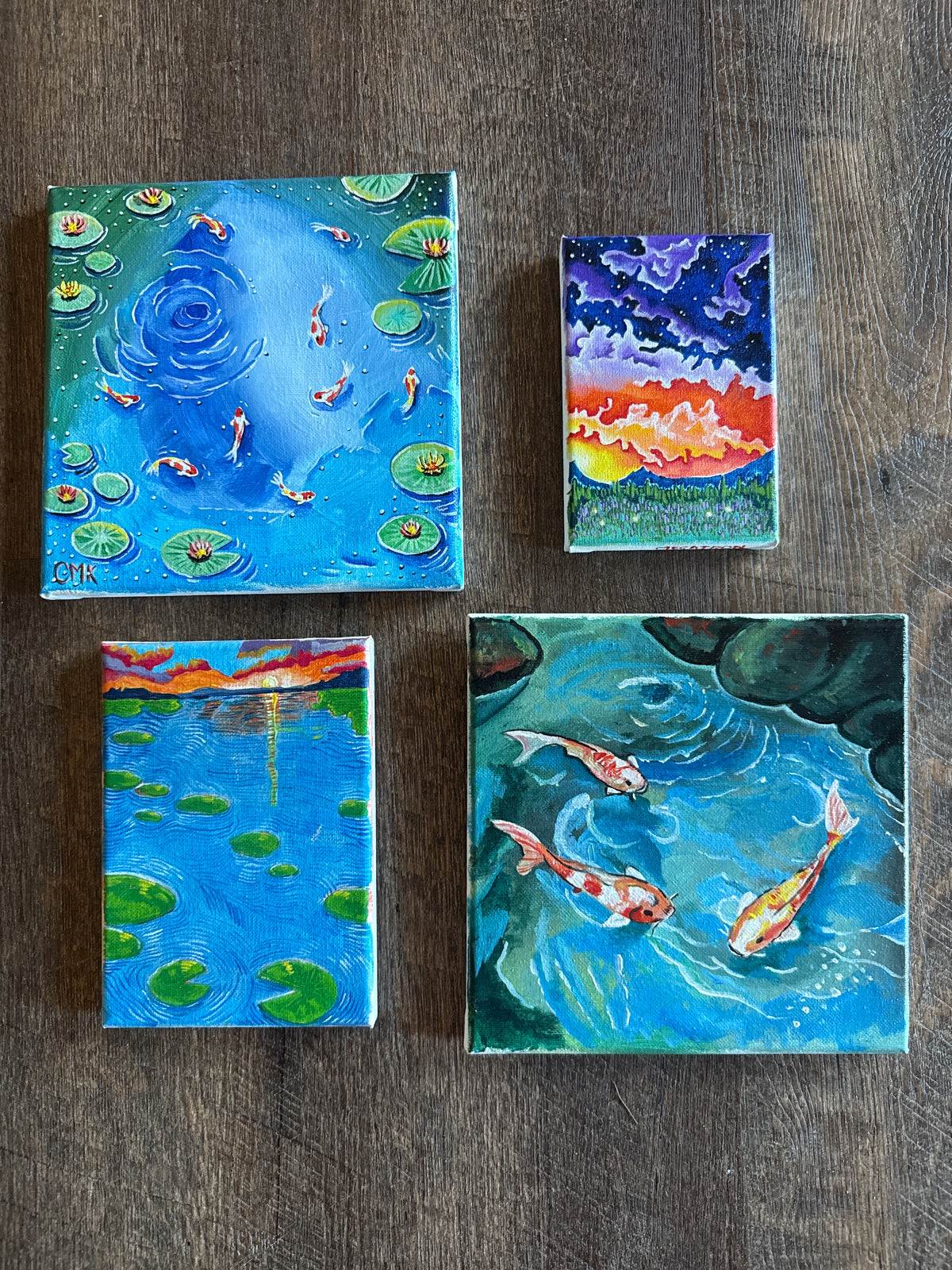 Paintings, assorted design, and sizes