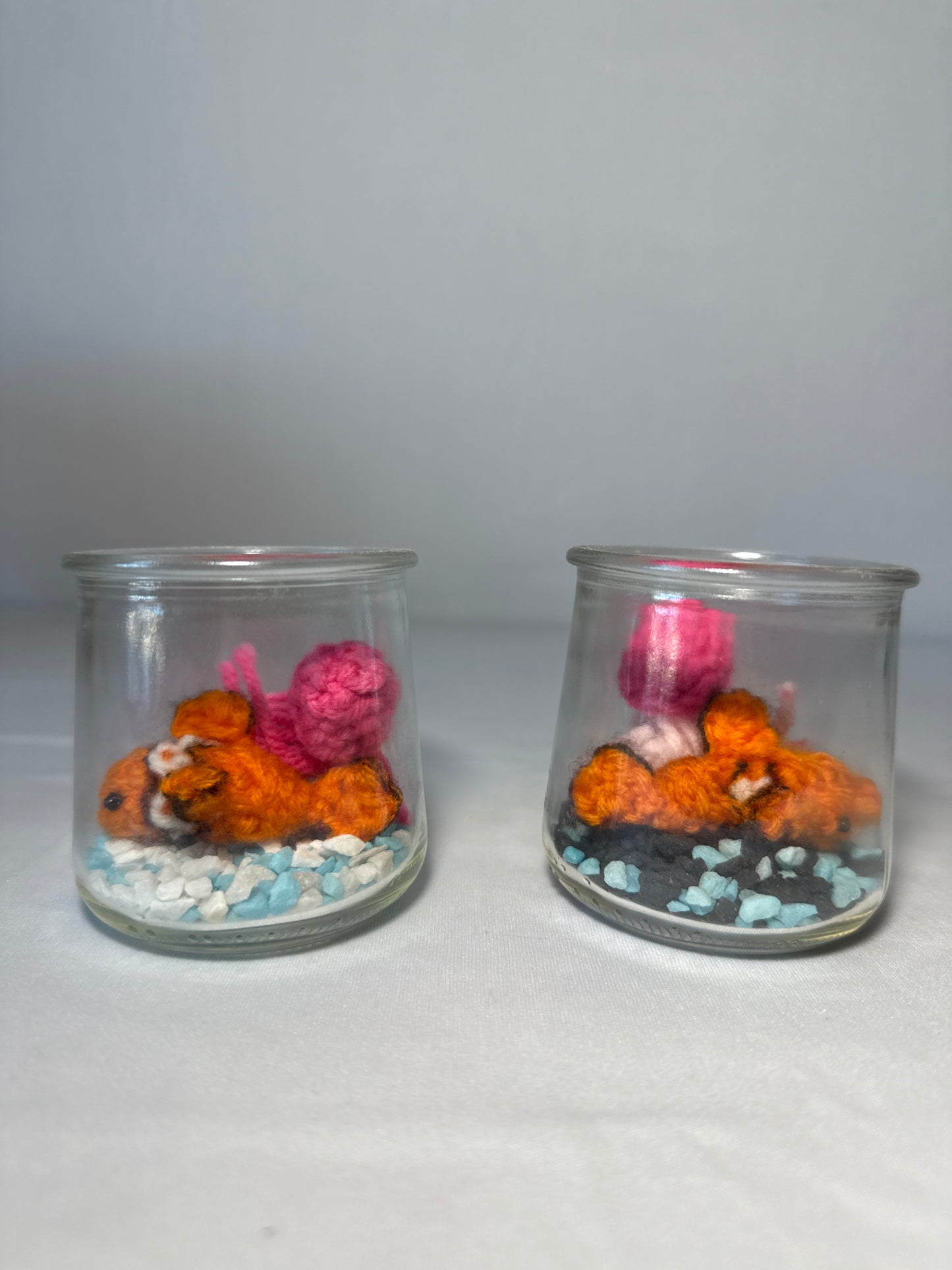 Crocheted fishbowl