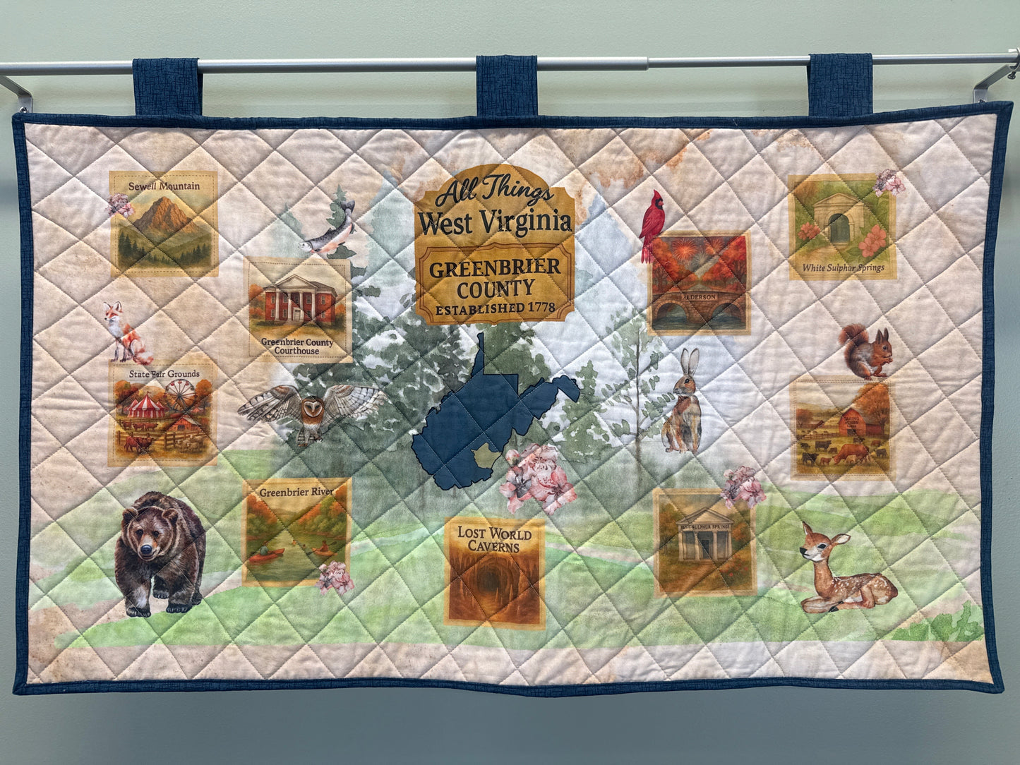 Down payment for County wall hanging