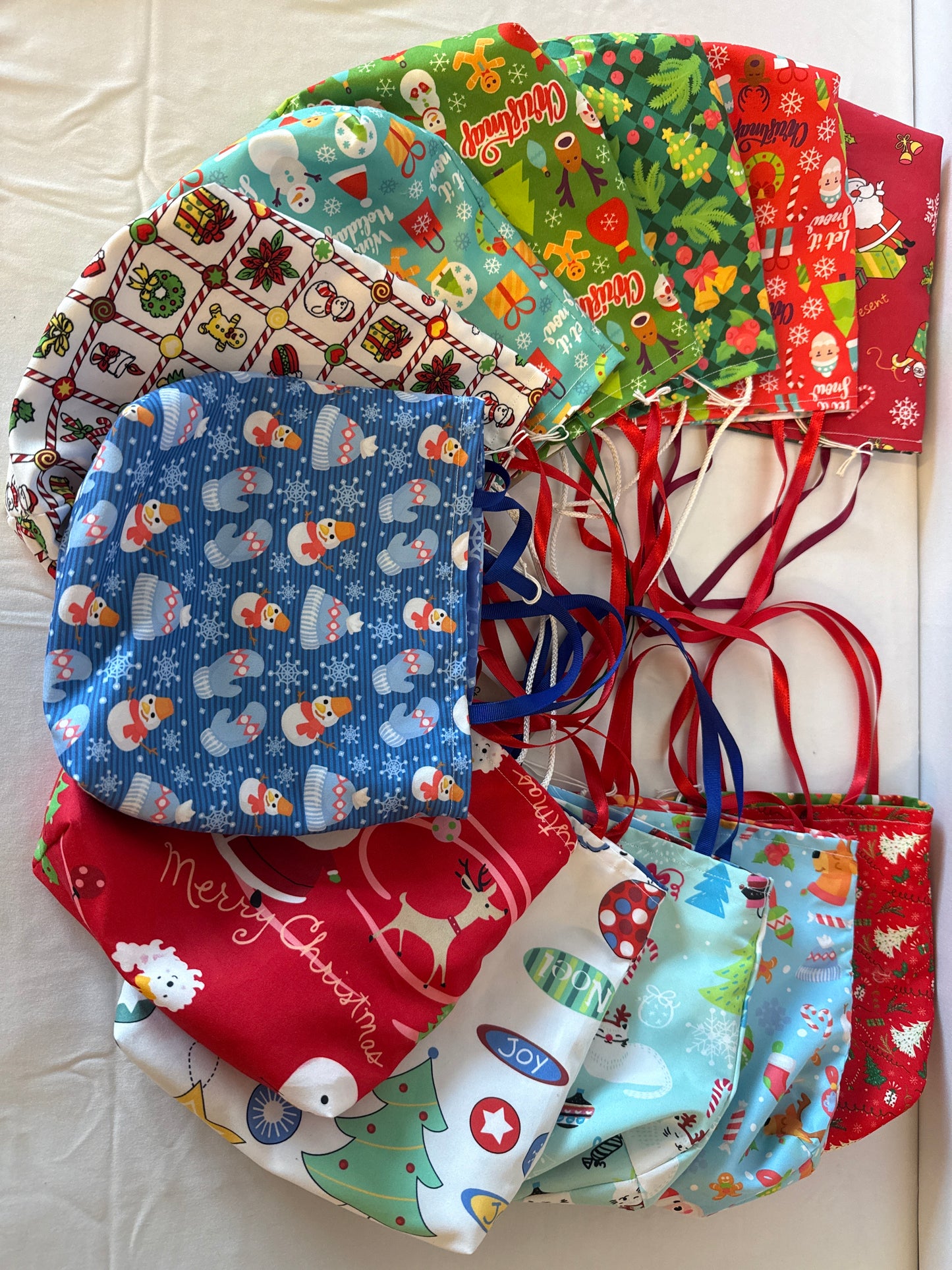 Christmas gift bag SINGLE assorted color