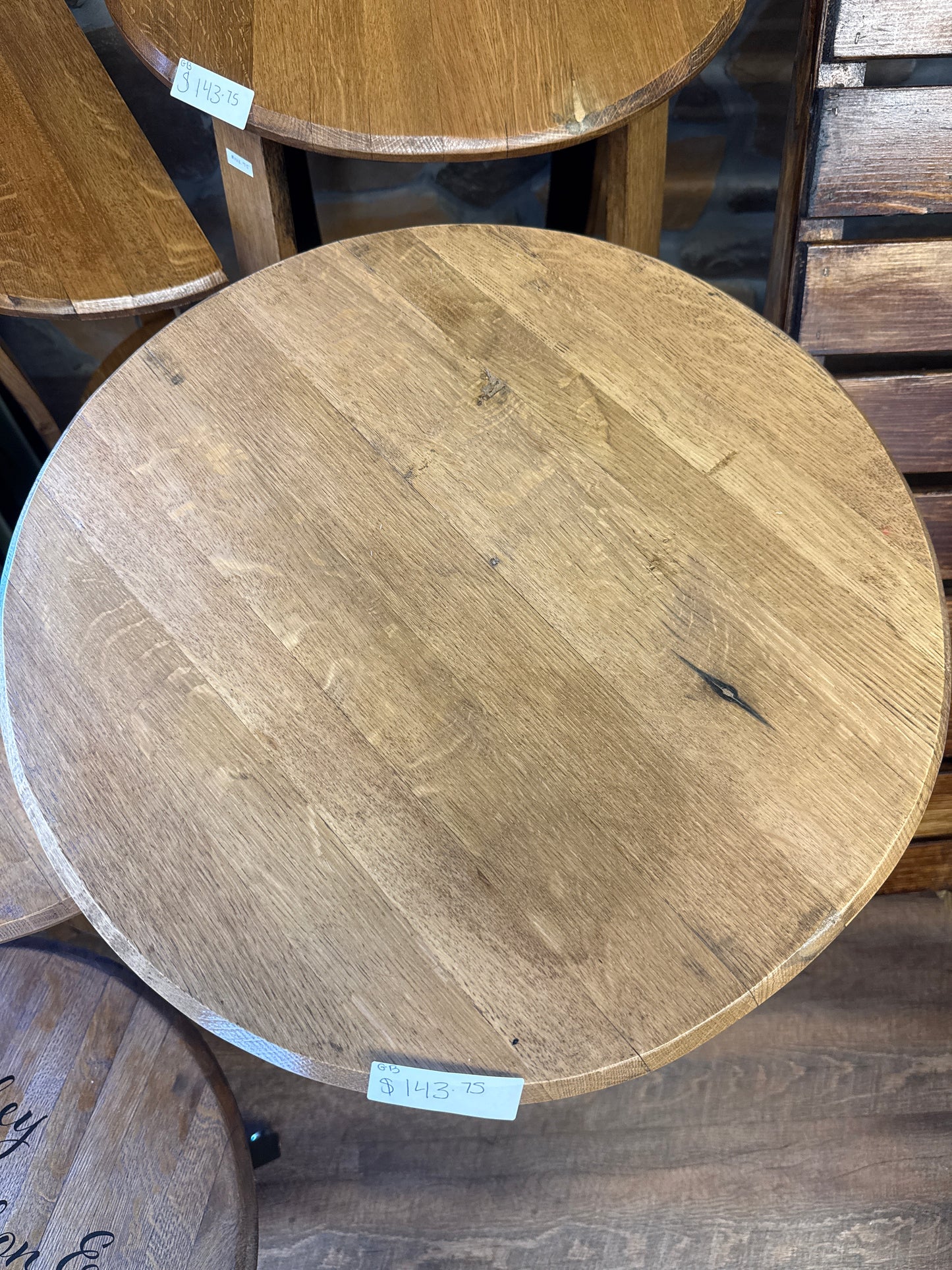 Bar Height Whiskey Table