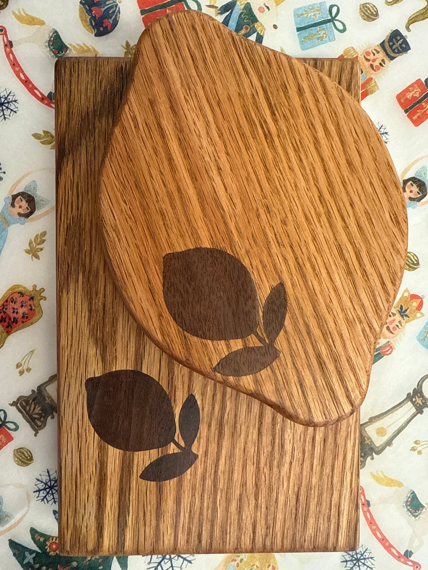 Handmade reclaimed wood from ronceverte w/black walnut inlay board