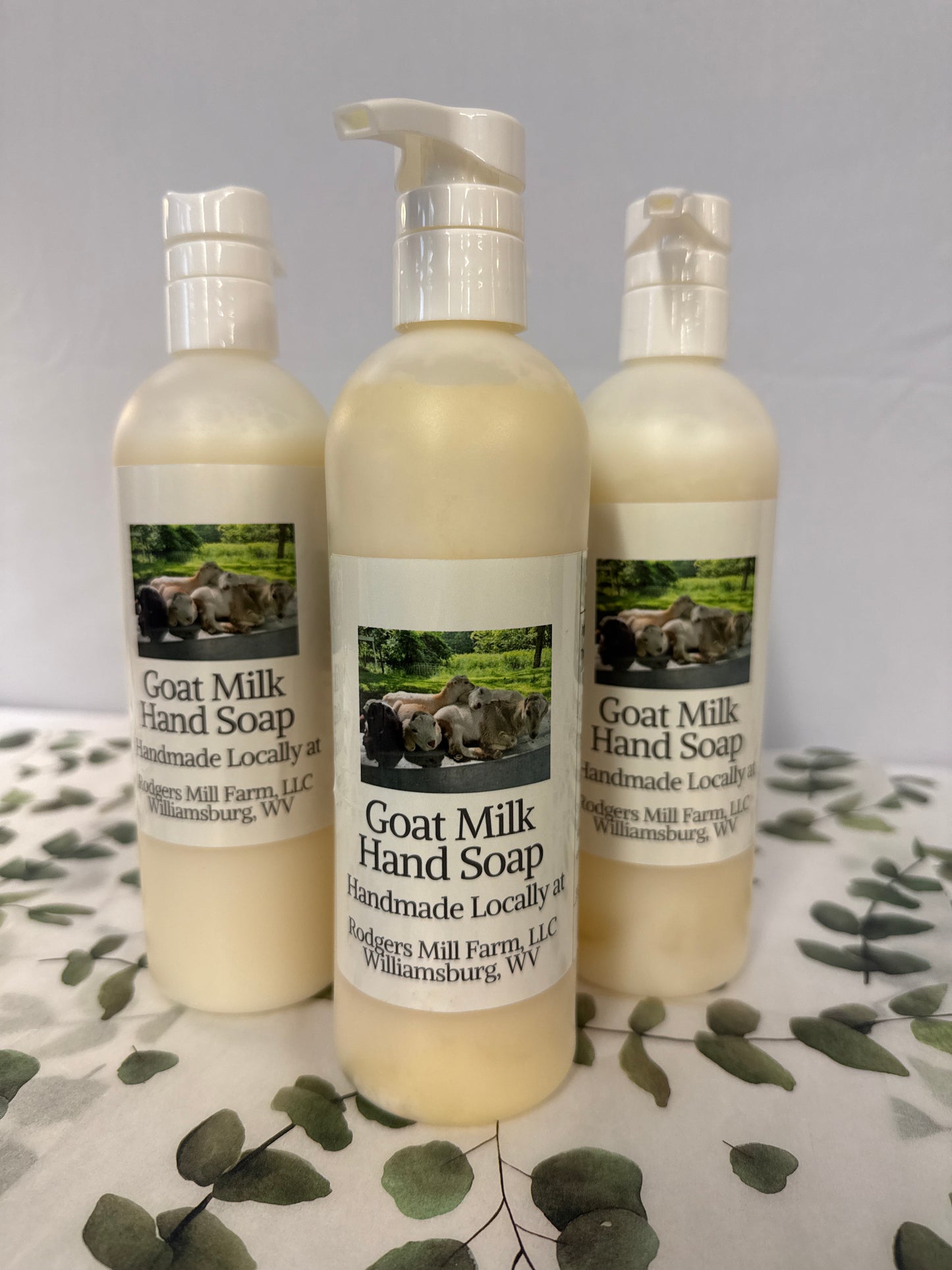 Goat, milk, hand soap, assorted sense, 16 ounce