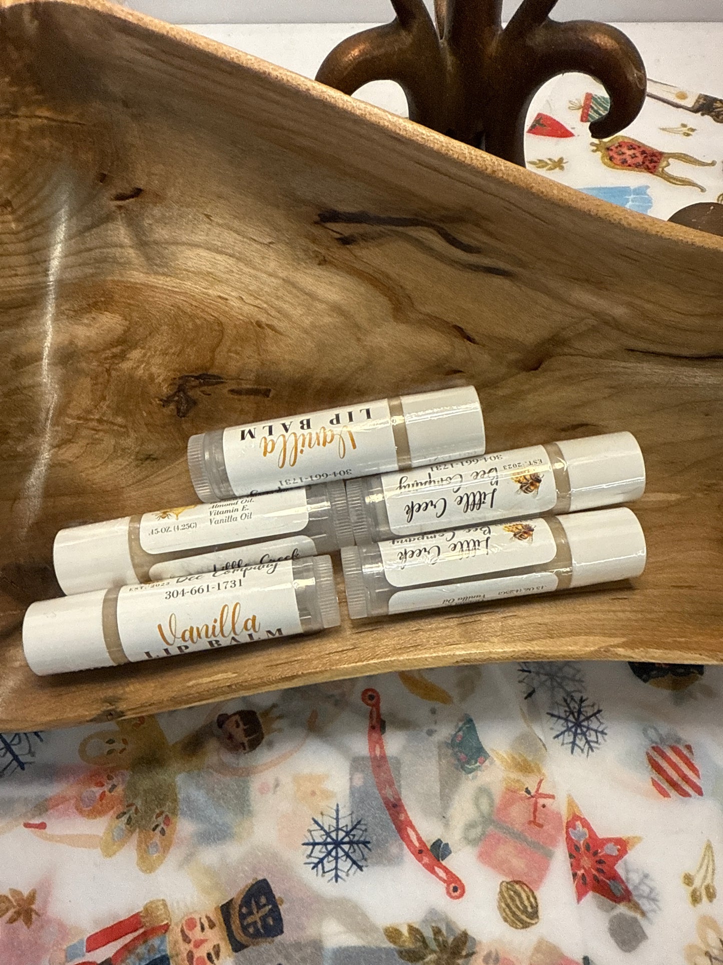 Lip balm, vanilla