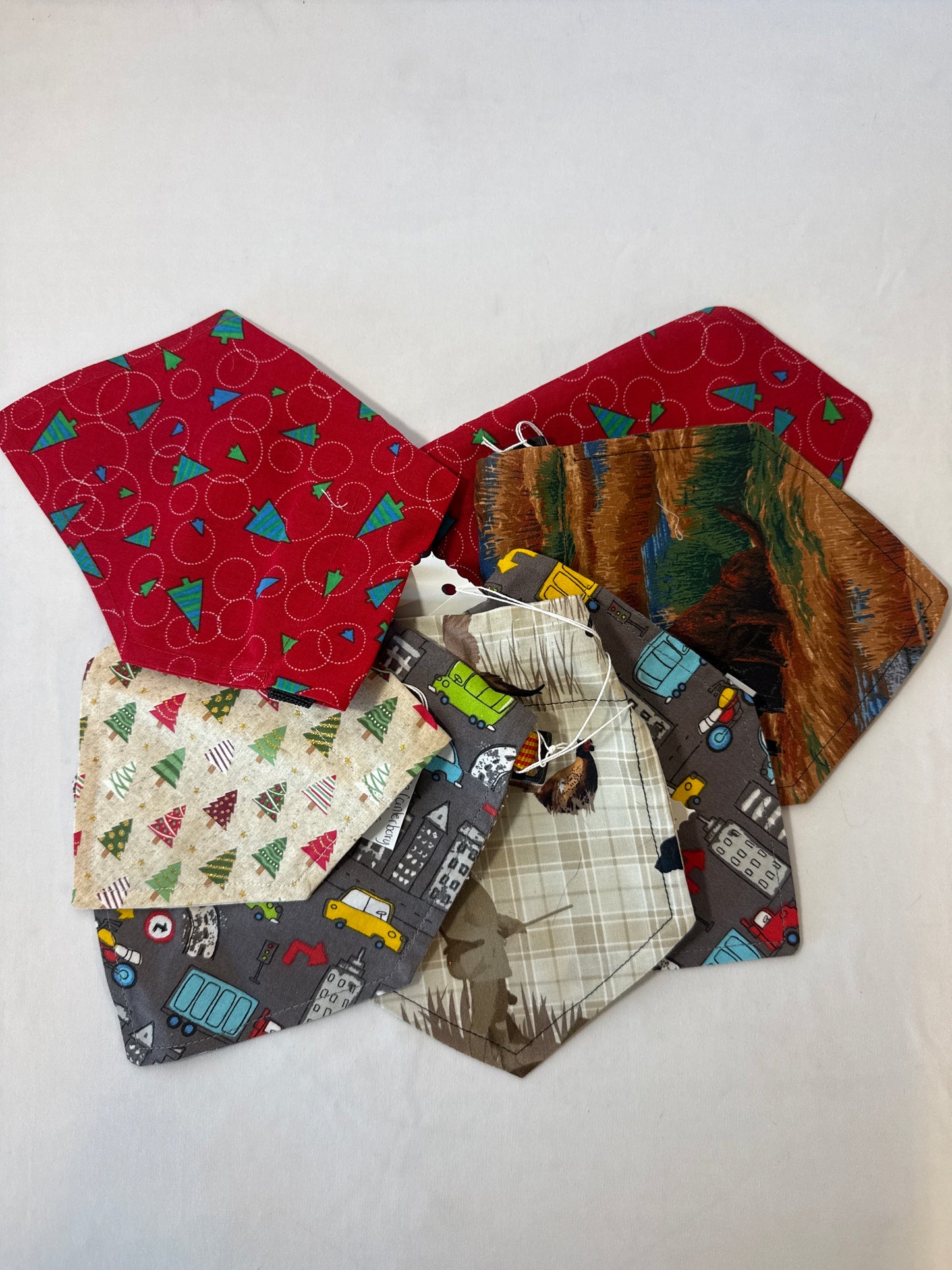 Small dog collars, assorted prints