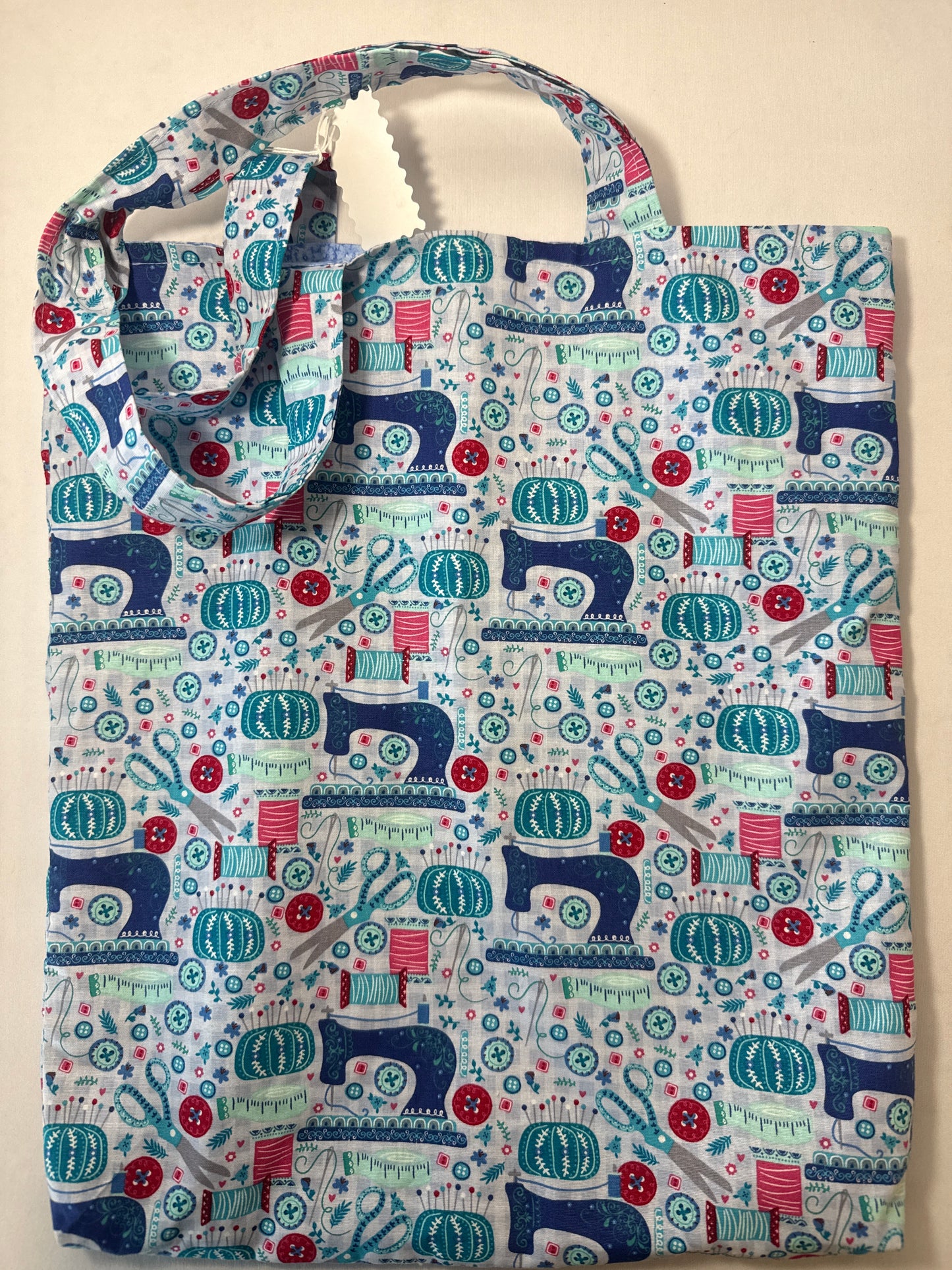 Tote bag, Sewing Machine print