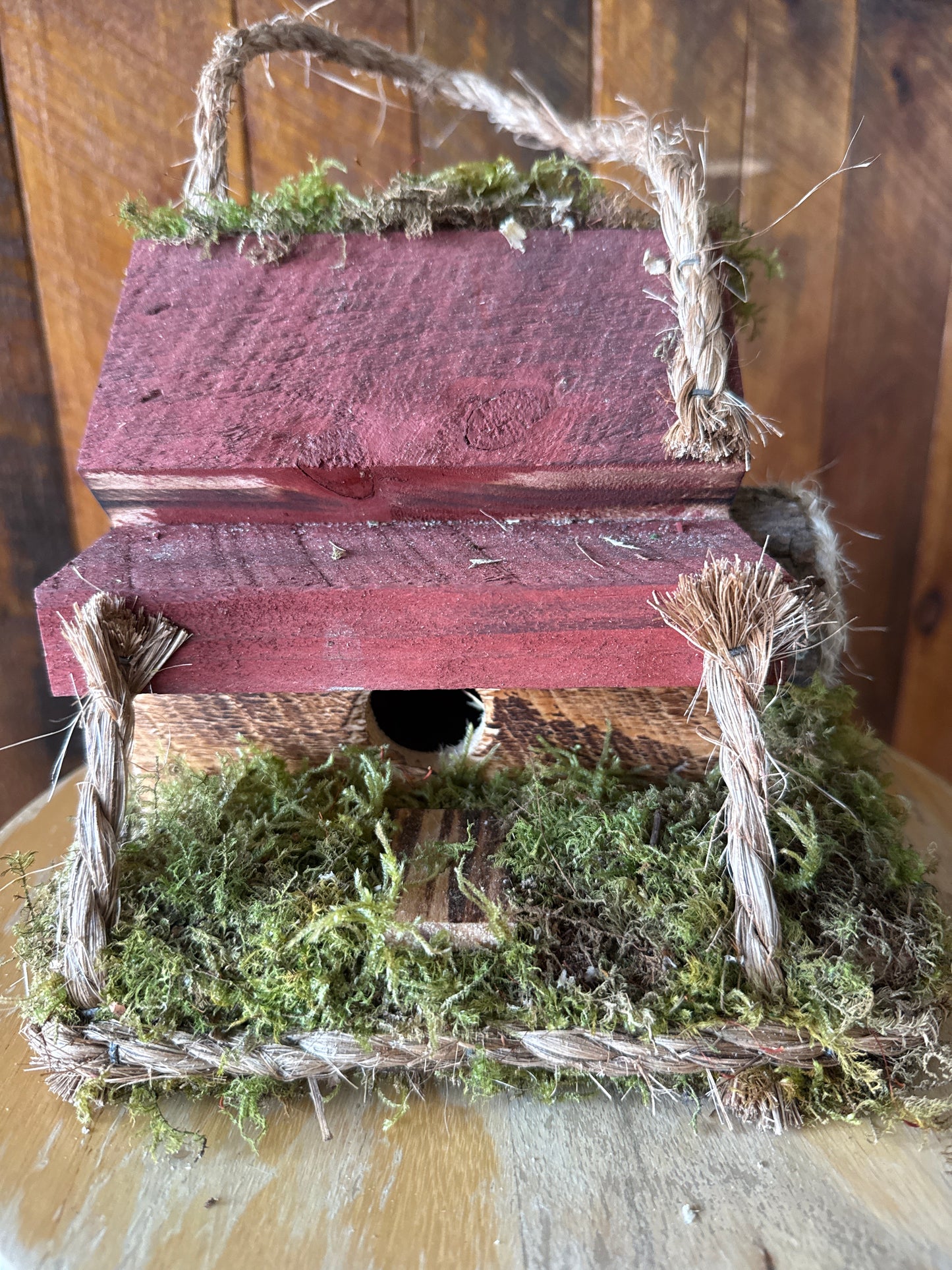 Cabin birdhouse