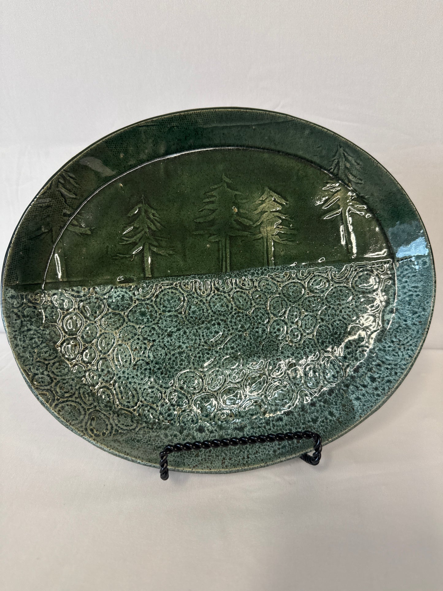 Tea creek clay works platter