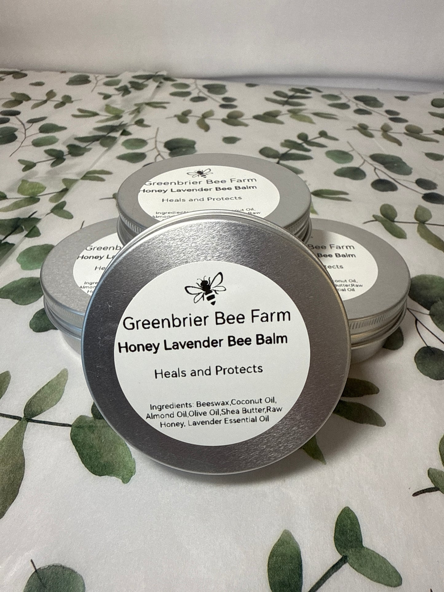 Honey, lavender bee balm