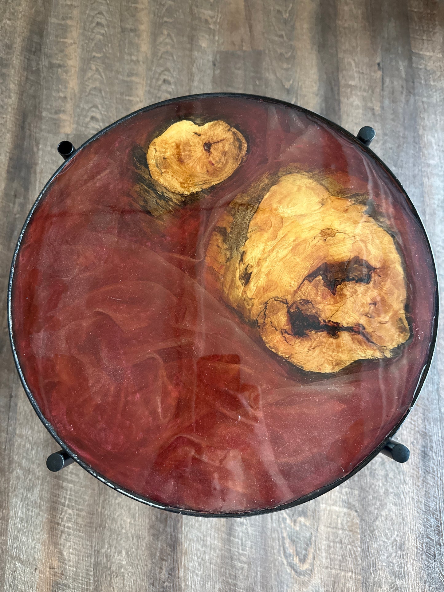 Resin tables assorted colors