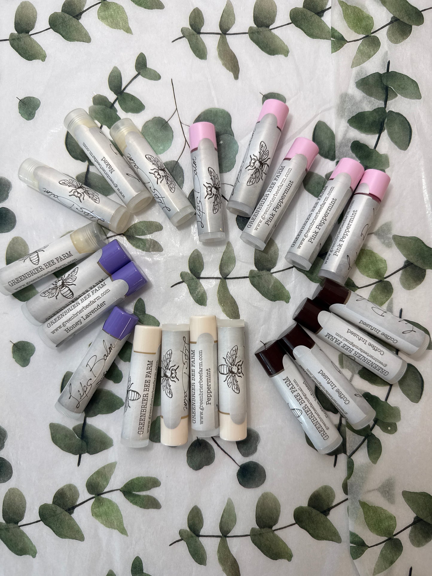 Lip balm, assorted flavors