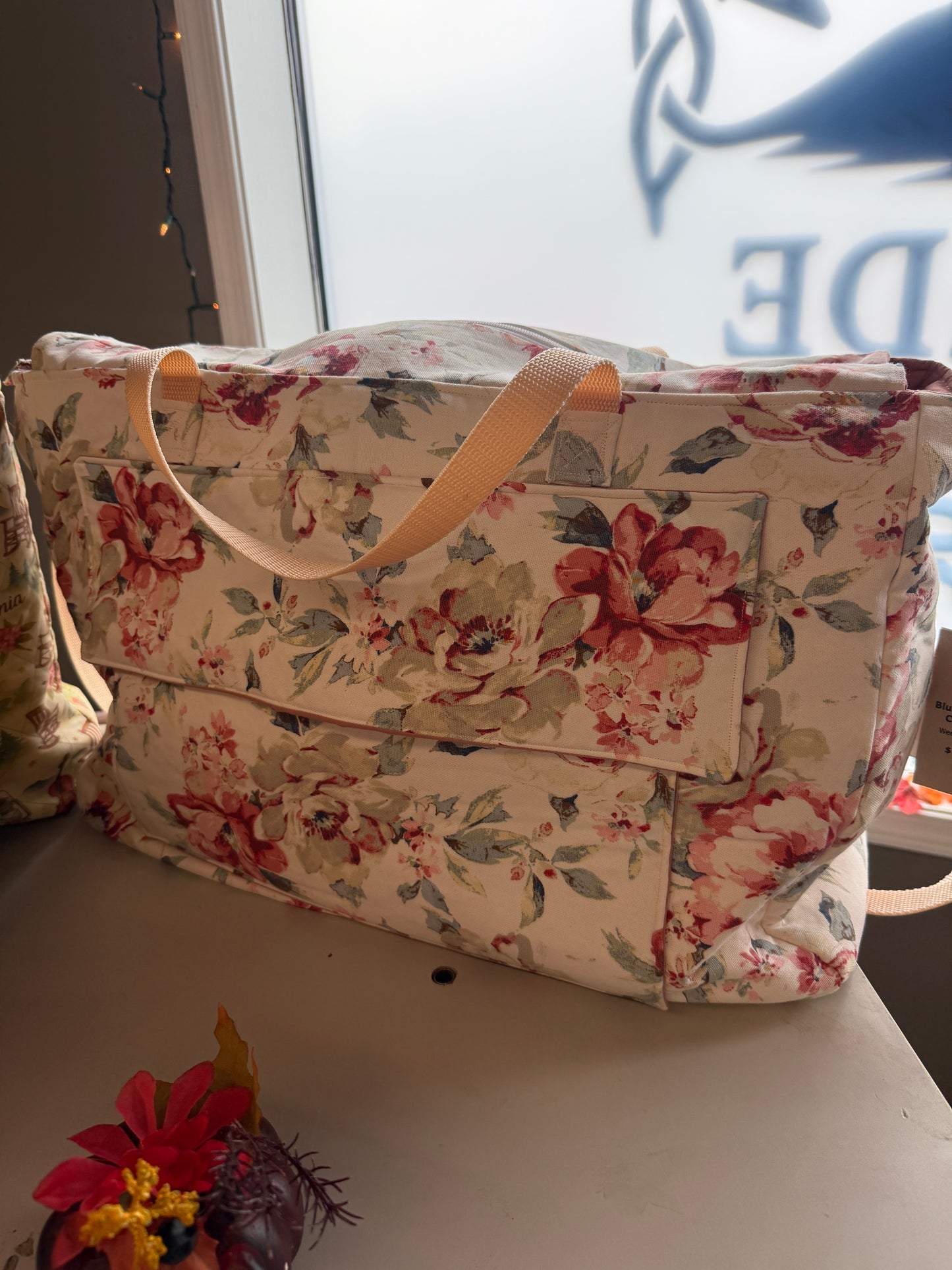 Blush and Bloom Collection Weekender Tote