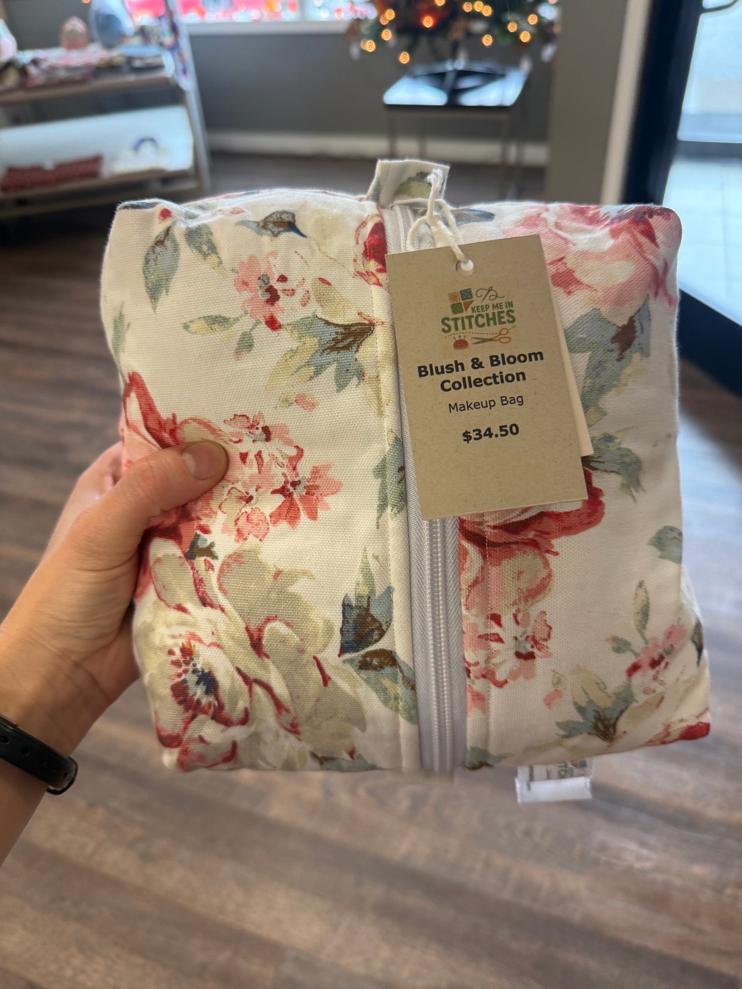 Blush and Bloom Collection Makeup bag