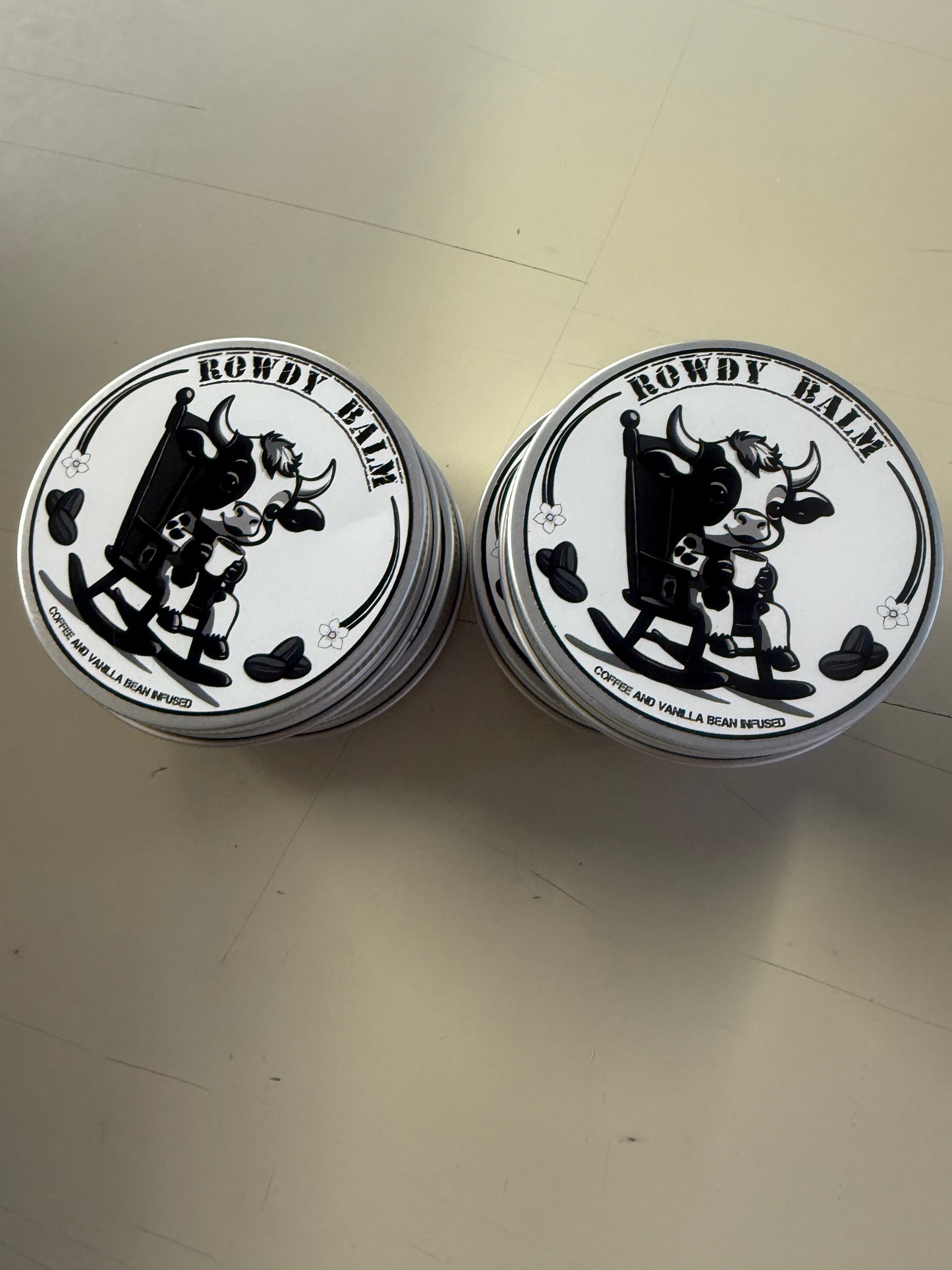 Rowdy Balm Coffee and Vanilla Infused Tin