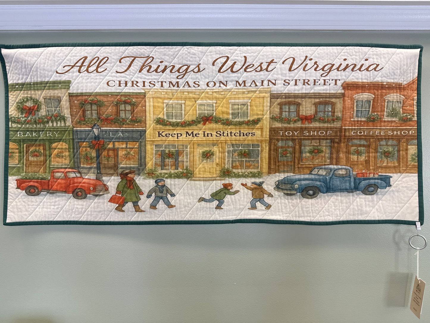 Christmas on Main Street wall hanging Limited edition