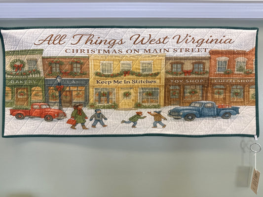 Christmas on Main Street wall hanging Limited edition