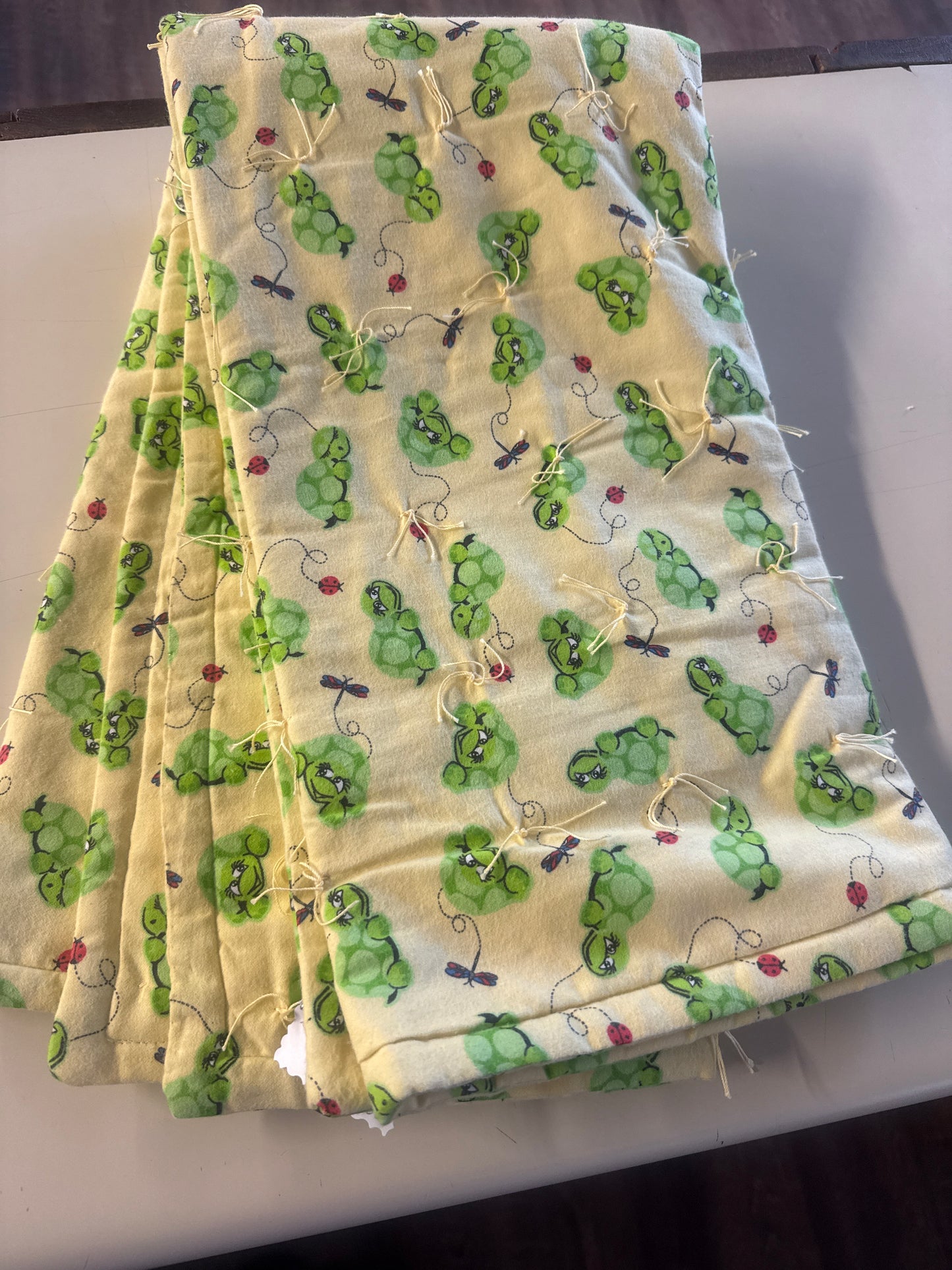 Baby quilt turtles