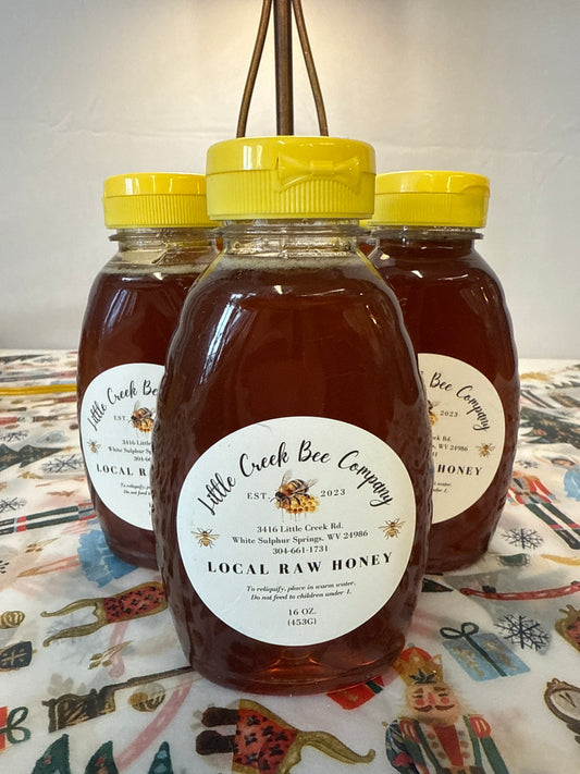 Local raw honey 16 ounce