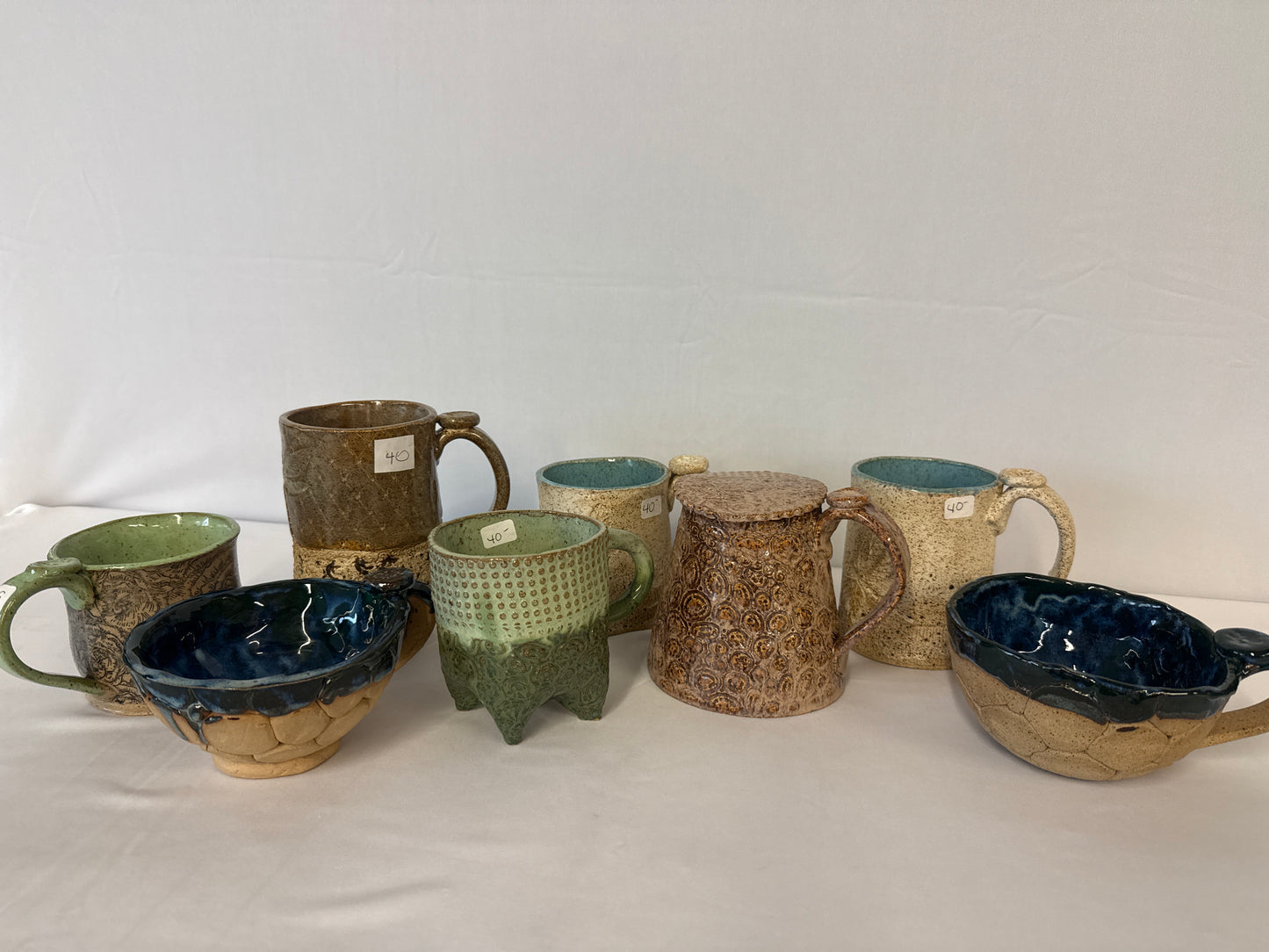 Tea creek clay mugs