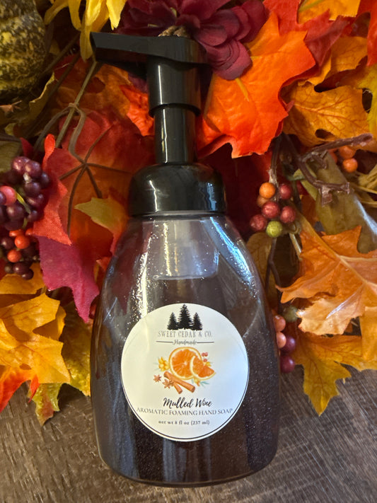 Mulled, wine, foaming hand soap
