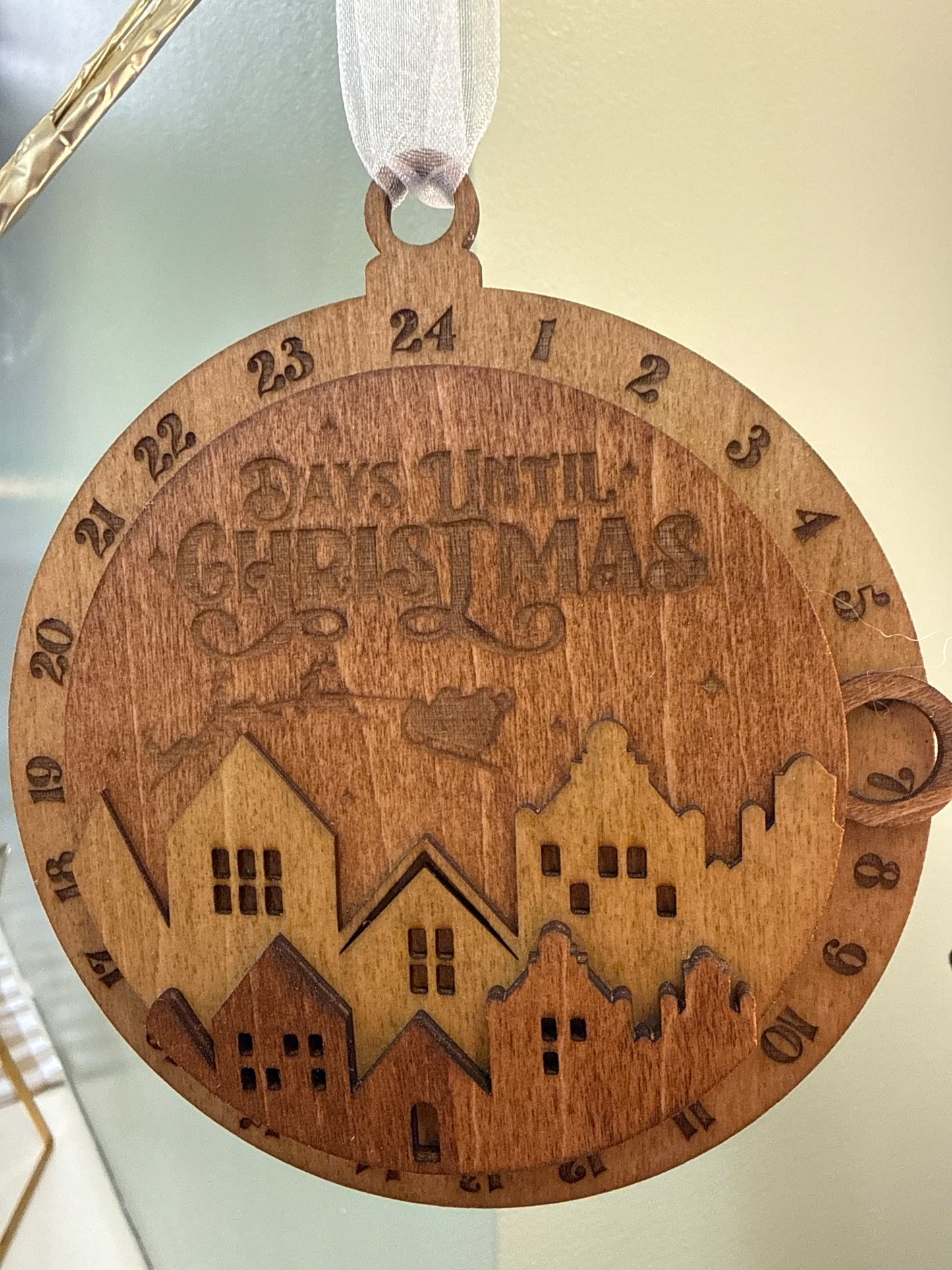chirstmas count down ornament