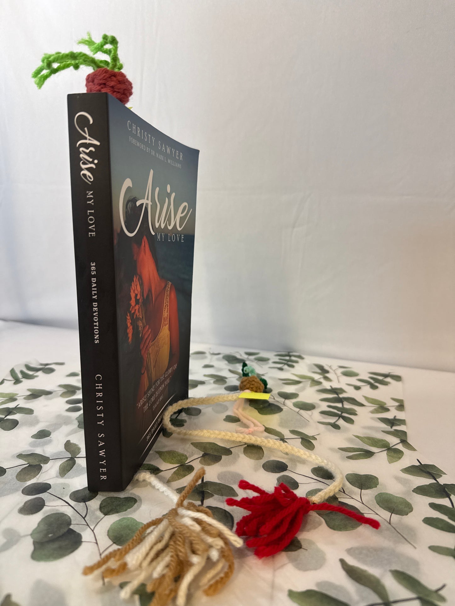 Bookmark crocheted plants