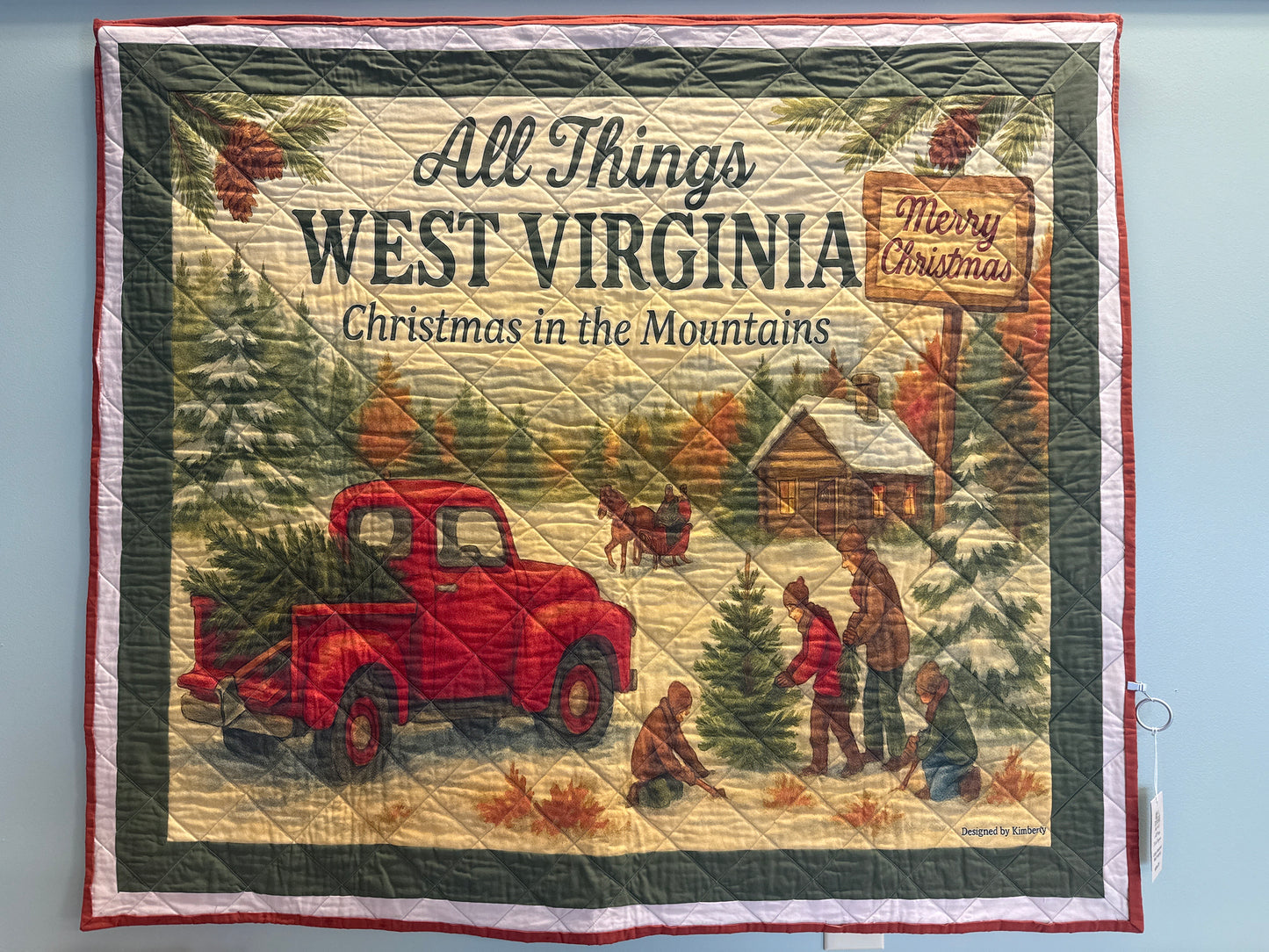 Large seasonal wall hanging