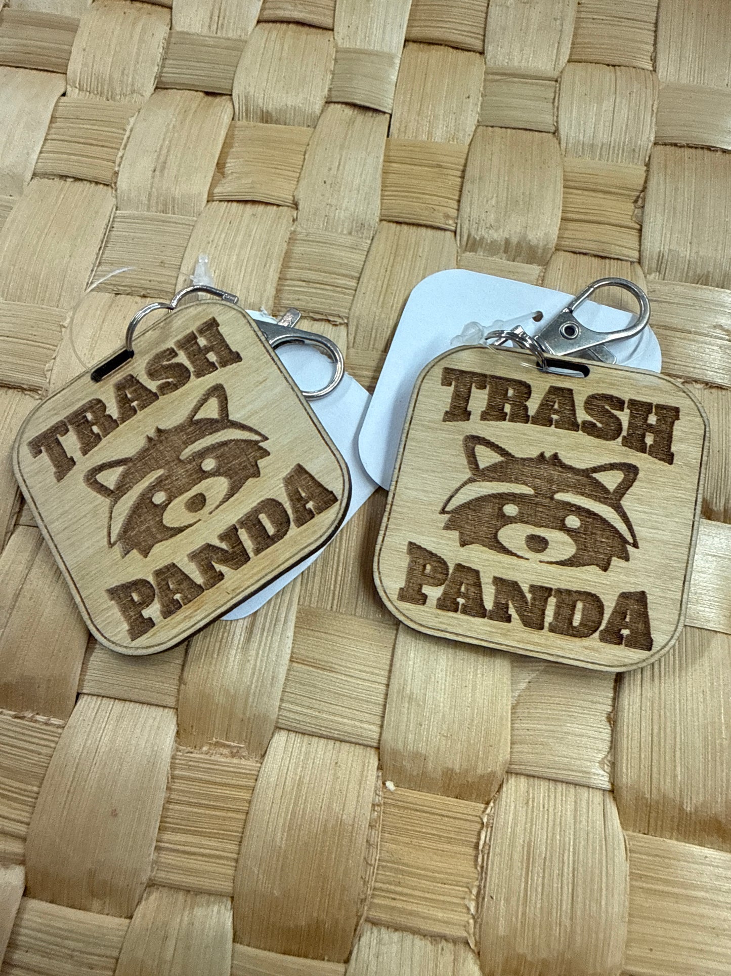 Trash panda keychain