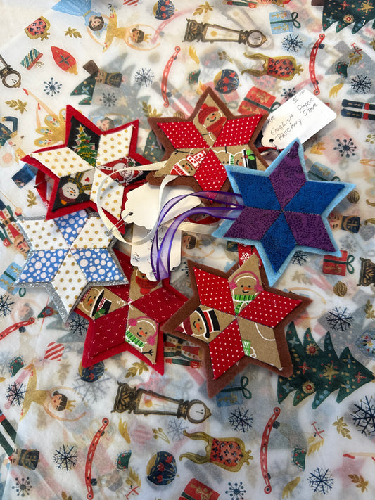 English paper piecing star