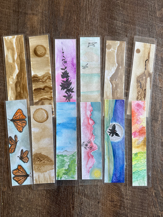 Bookmarks hand painted