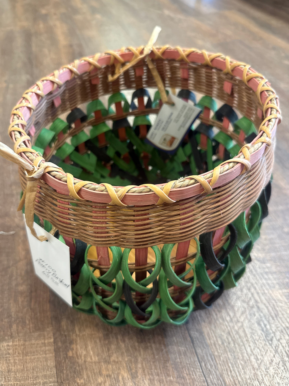 Pottery basket # 100