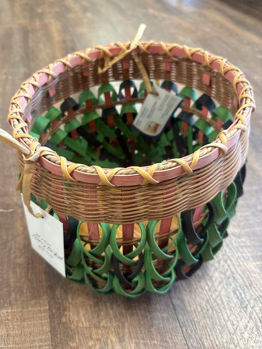 Pottery basket # 100