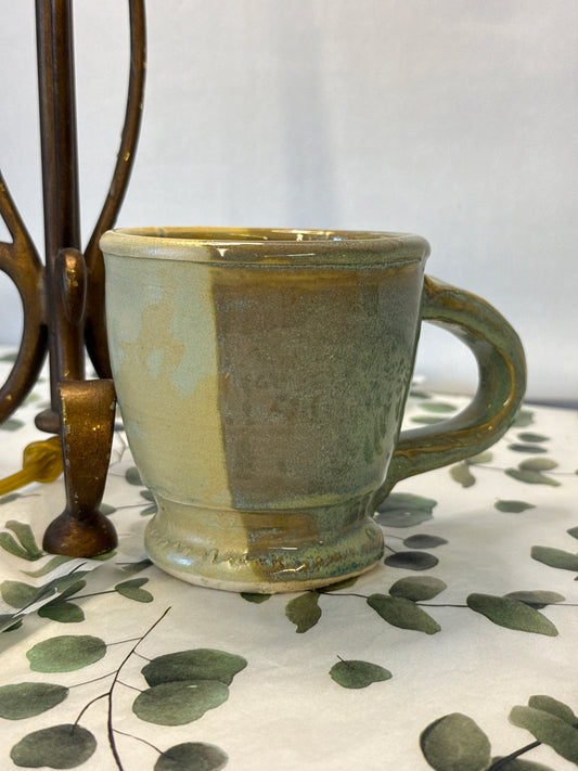 Yellow light green mug