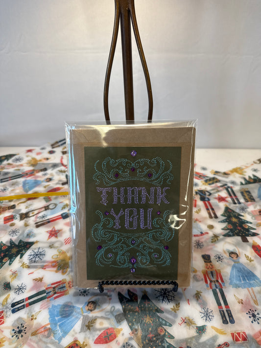 Woven studio cards assorted