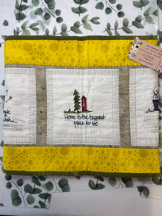 Home is the happiest place to be runner 12” x 42”