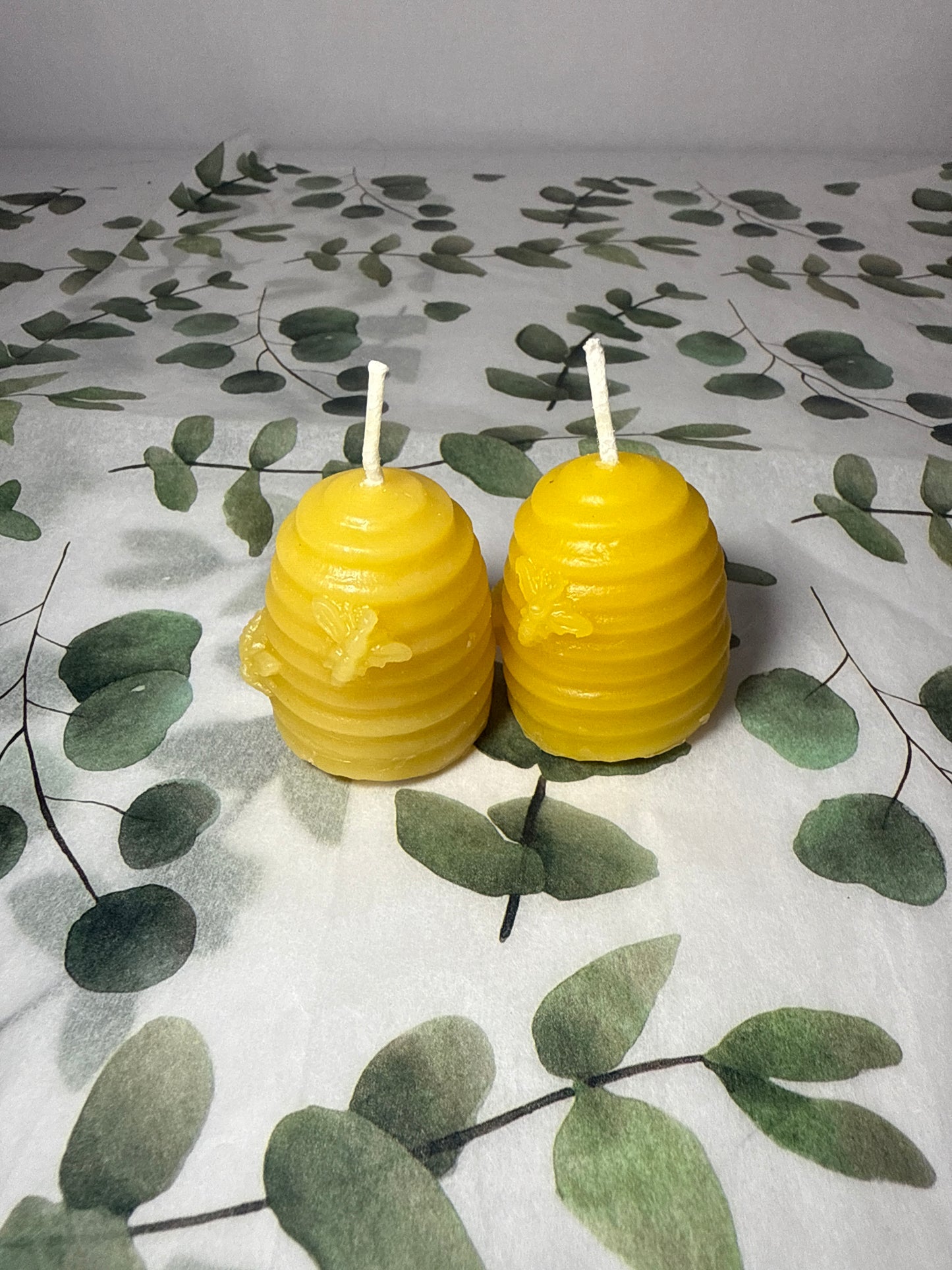 Beeswax candle hive