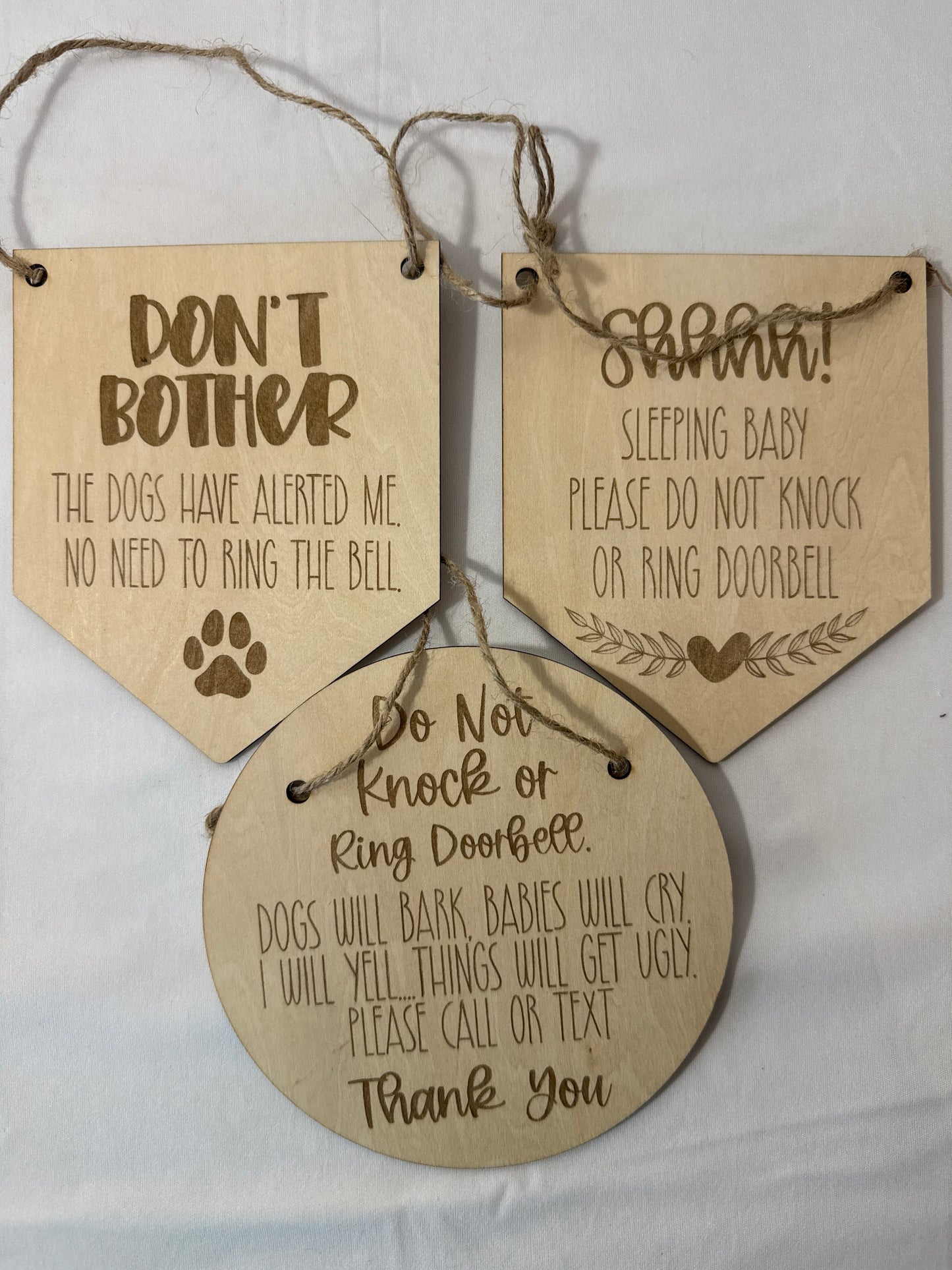 Door signs small