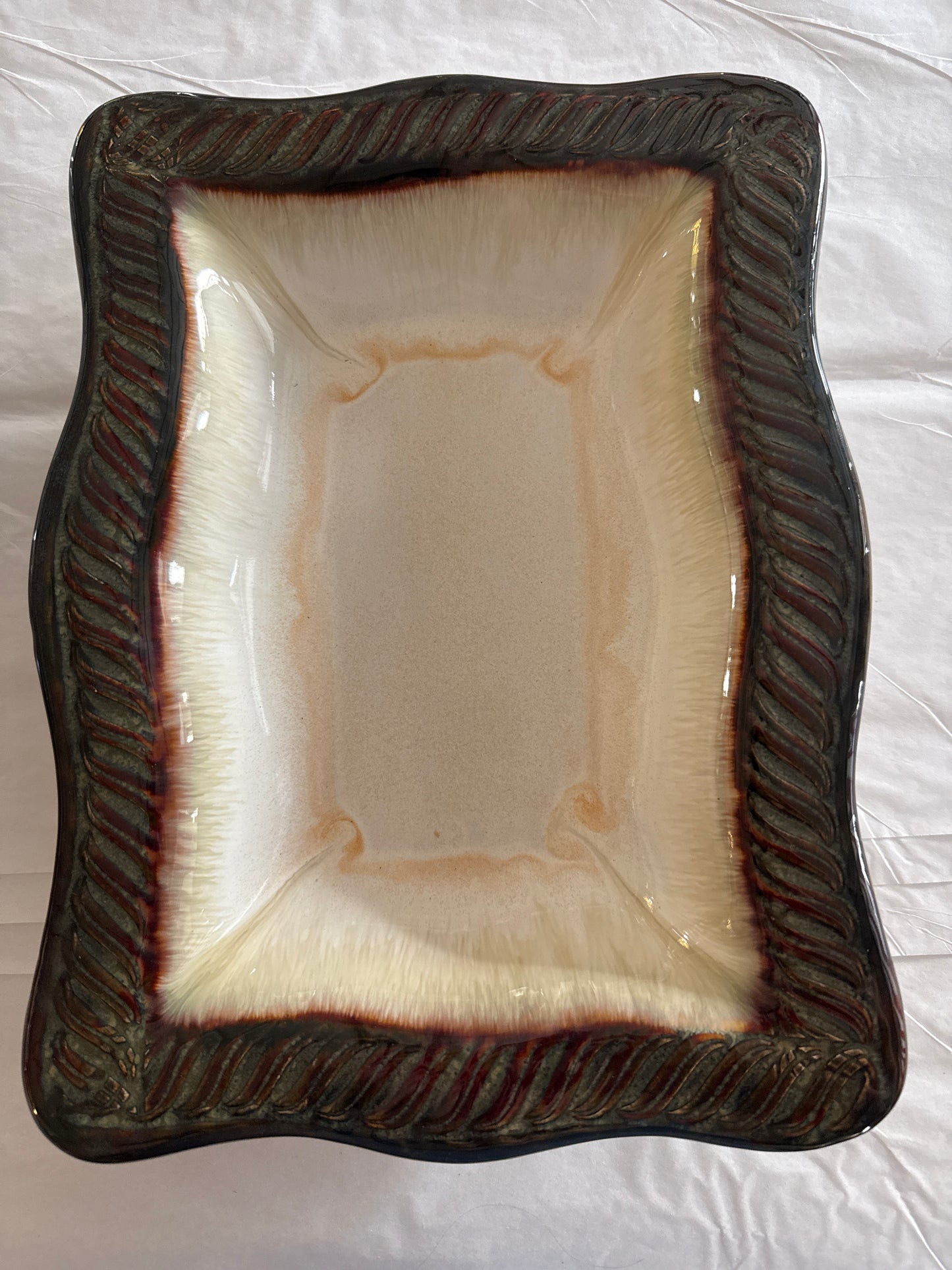 Serve tray, s rim